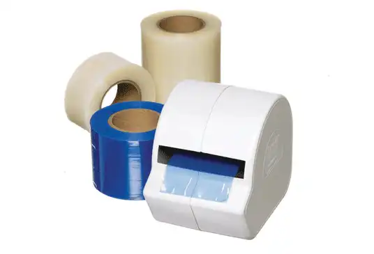 Pinnacle Cover-All Clear Adhesive Barrier Film, 4" x 6", 1200/Roll, 3700-C thumbnail 5