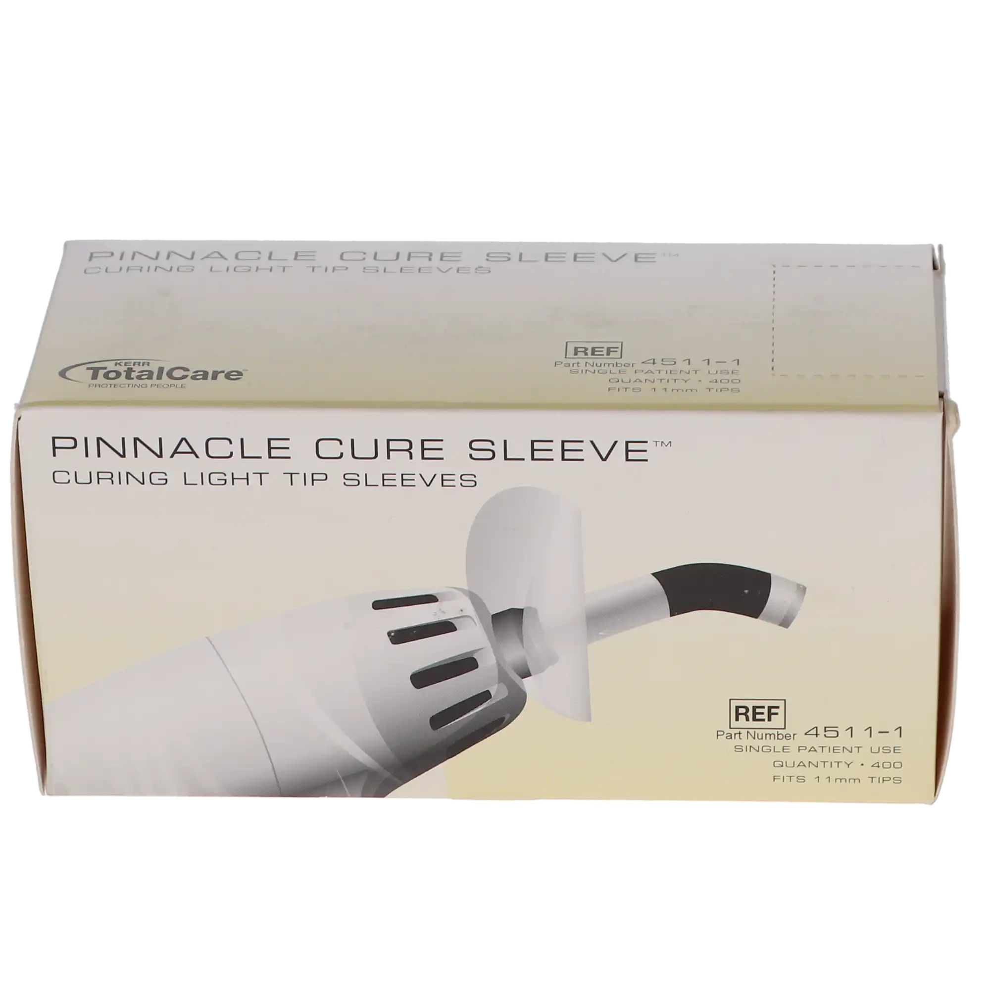 Pinnacle Cure Sleeves, Curing Light Tip Sleeves, 11 mm, 400/Pk, 4511-1 thumbnail 4