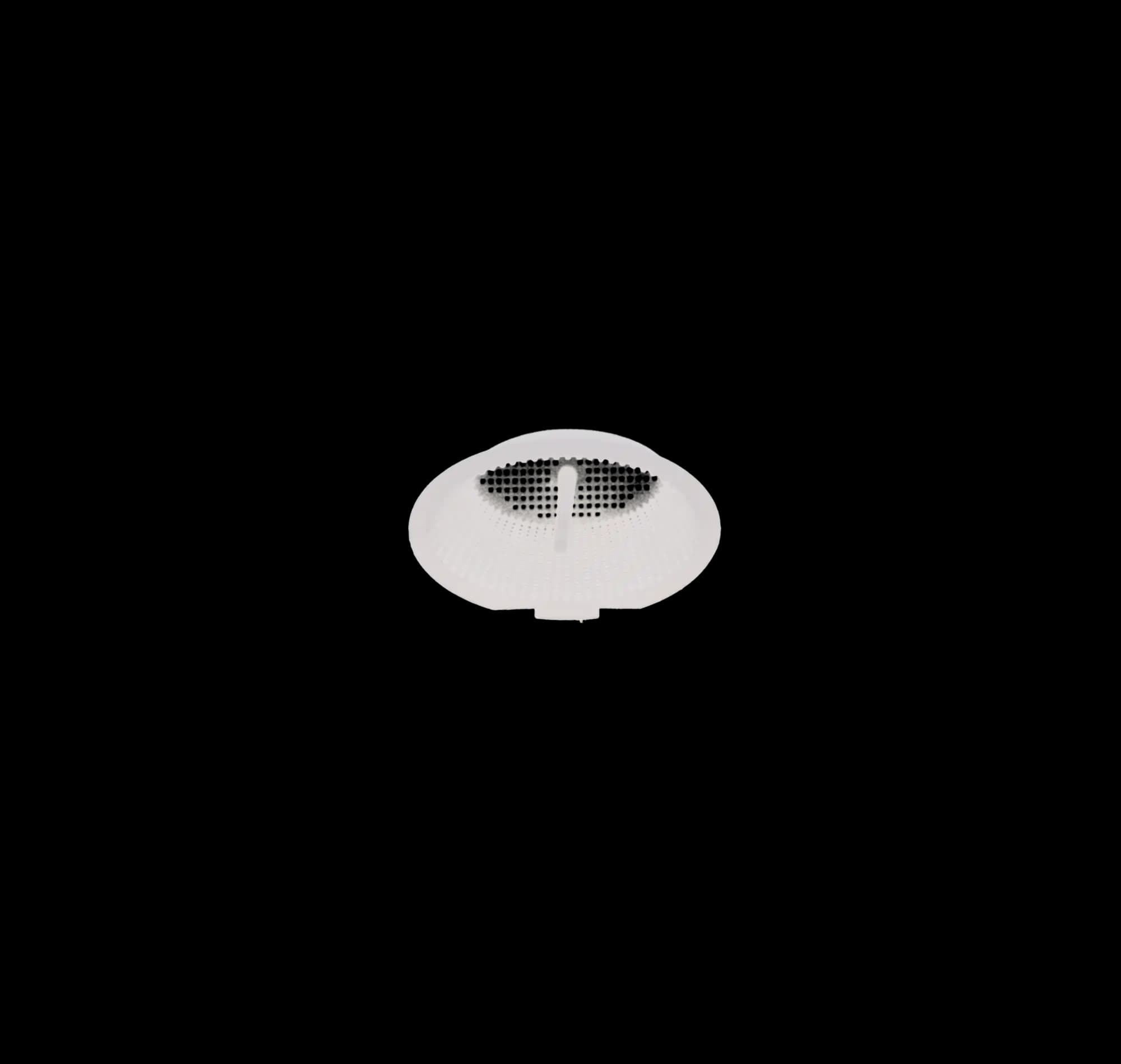Pinnacle Dispos-a-Trap Disposable Plastic Vacuum Trap, 2 3/4" Diameter, #5512, 144/Pack thumbnail 3