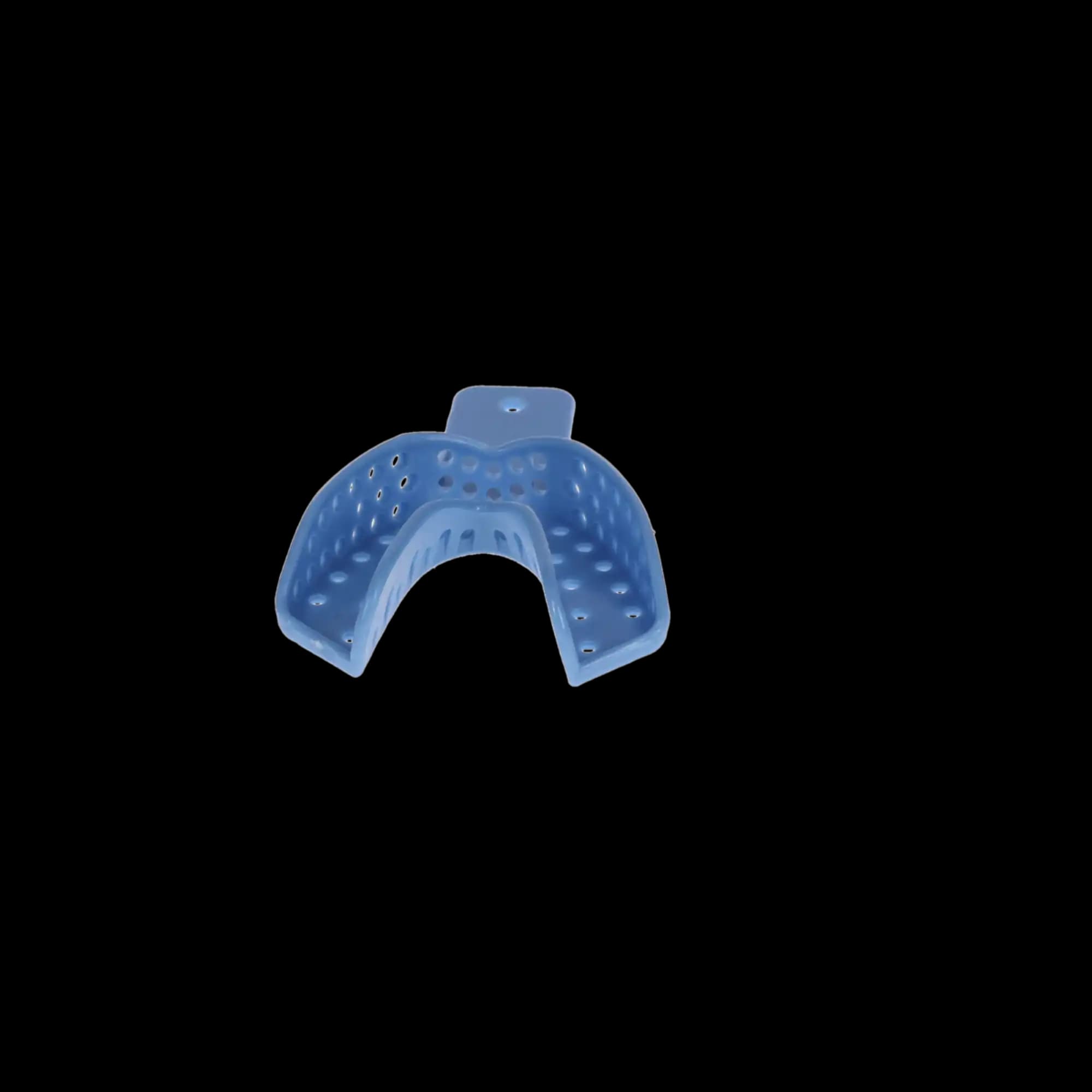 Excellent II Disposable Impression Trays, #6 Small Lower Arch, Perforated Baby Blue Plastic, 12/Pk, IT2-SL thumbnail 3