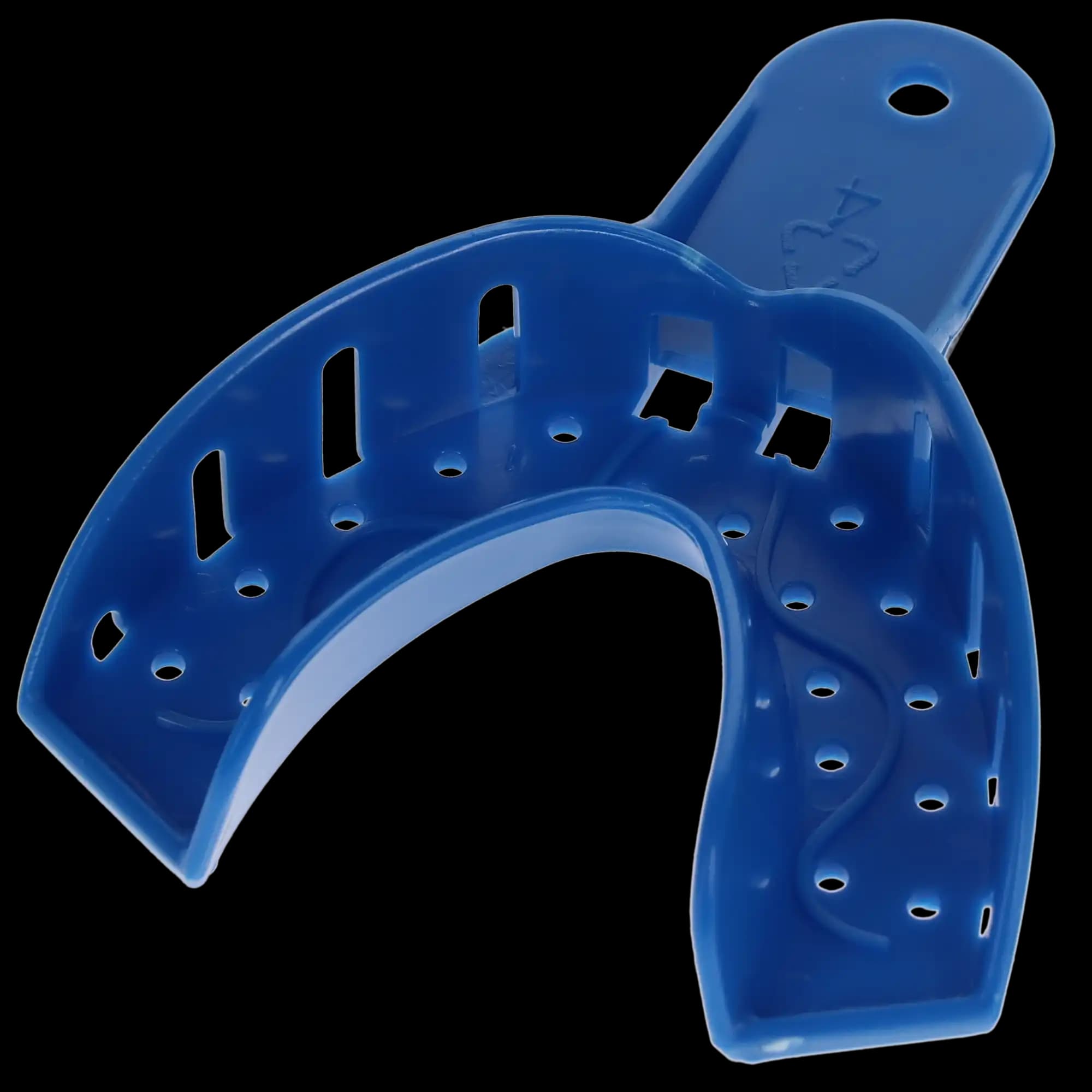 Excellent Disposable Impression Trays, #4 Medium Lower, Perforated Plastic, 12/Pk, IT-ML thumbnail 4