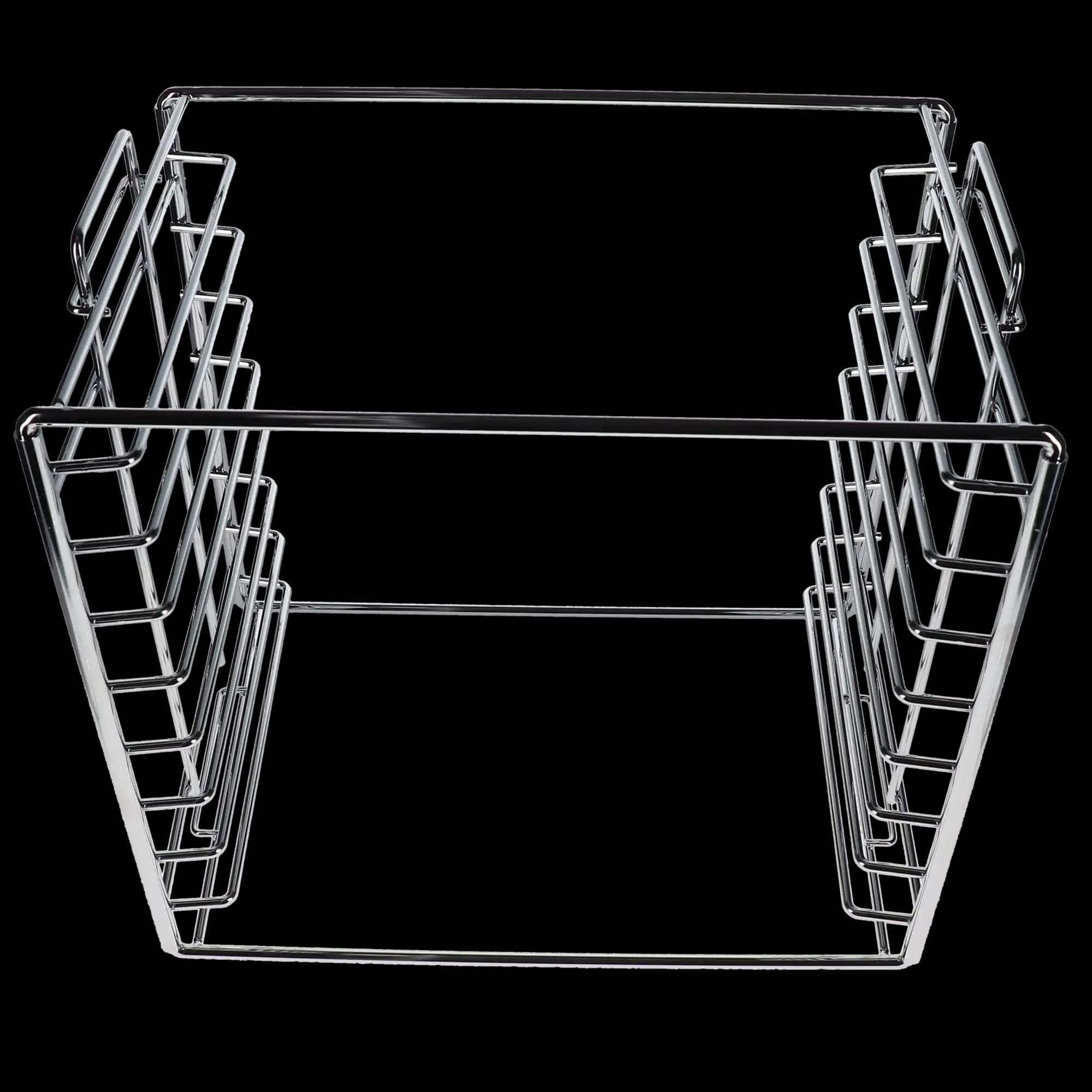 Plasdent Chrome Tray Rack for Size B Trays, Long Side Loading, Stackable, Holds 8 Trays, 14-1/2" W x 9-3/4" D x 14-1/8" H, 300TRB-C thumbnail 2