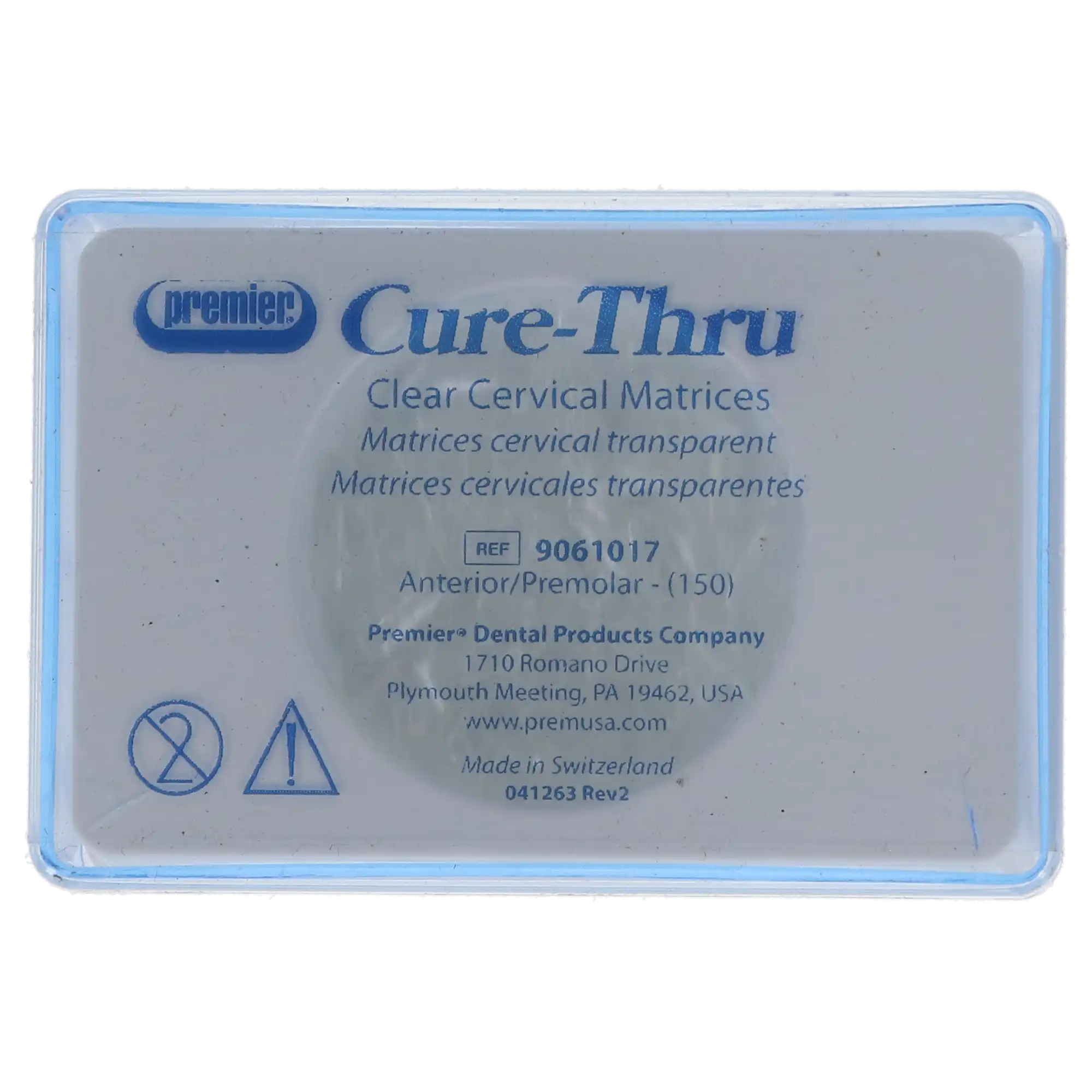 Premier Cure-Thru Clear Cervical Matrices, Anterior/Premolar, 150/Box, 9061017 thumbnail 5