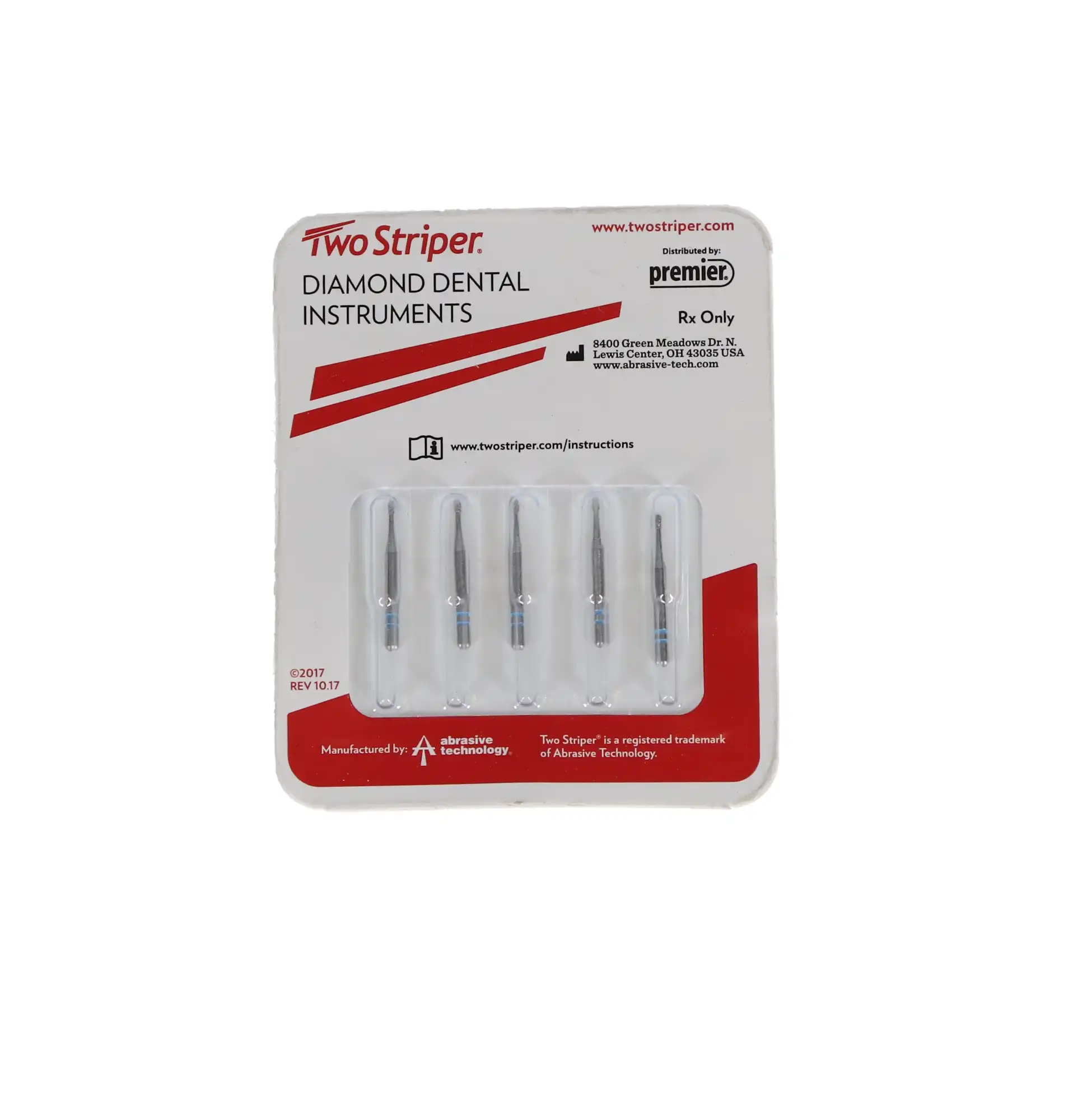 Two Striper Operative Diamond Bur, FG, Pear #330, Medium Grit, Blue, 0.9 mm, 5/Pk, 2013261 thumbnail 5