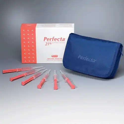 Perfecta Take-Home Tooth Whitening Gel, 16% Carbamide Peroxide, Mint, 50 Pak, 3 cc Syringes, 4004165 thumbnail 2
