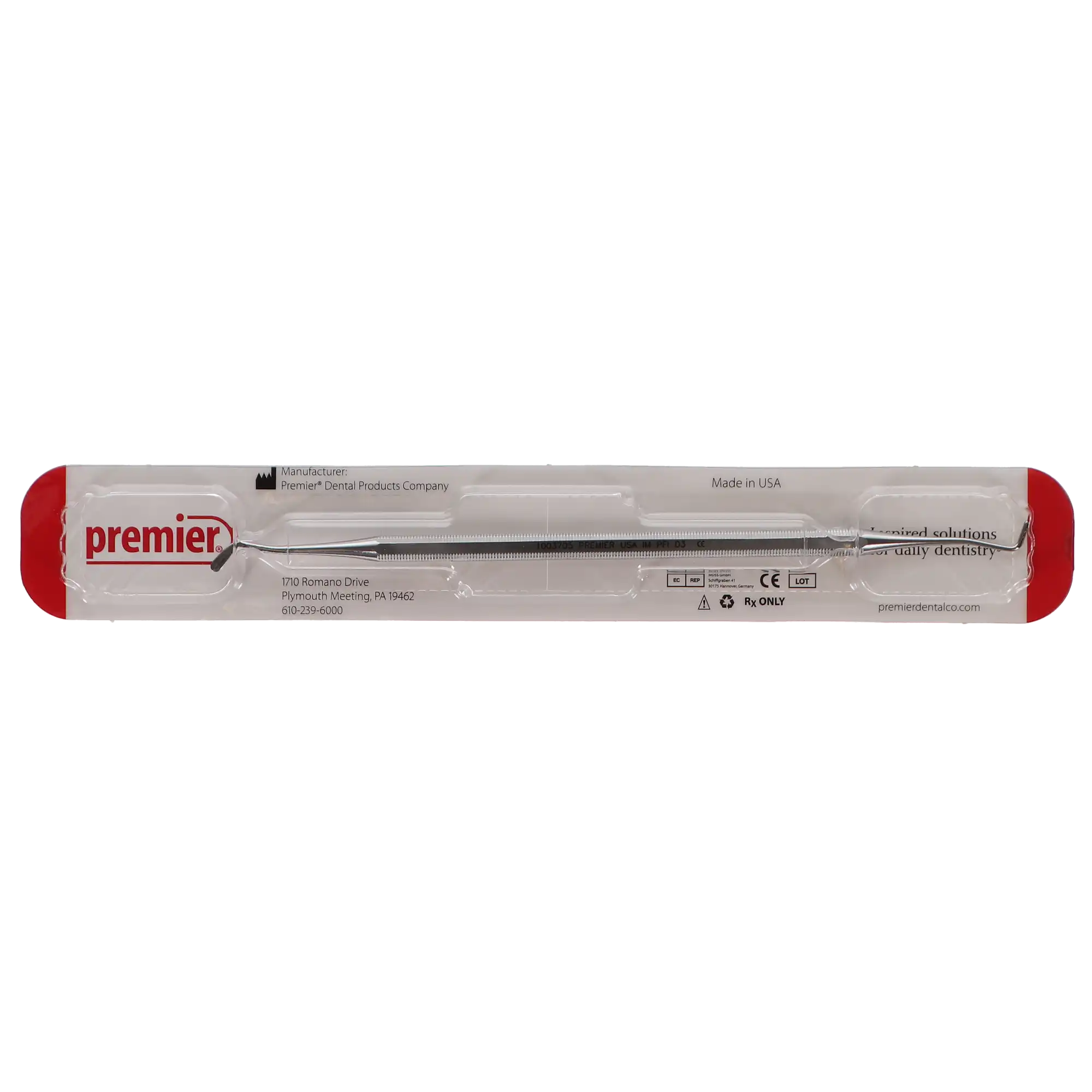 Premier Plastic Filling Instrument, Double-End, Size D3, Octagonal Handle, #1003705 thumbnail 4