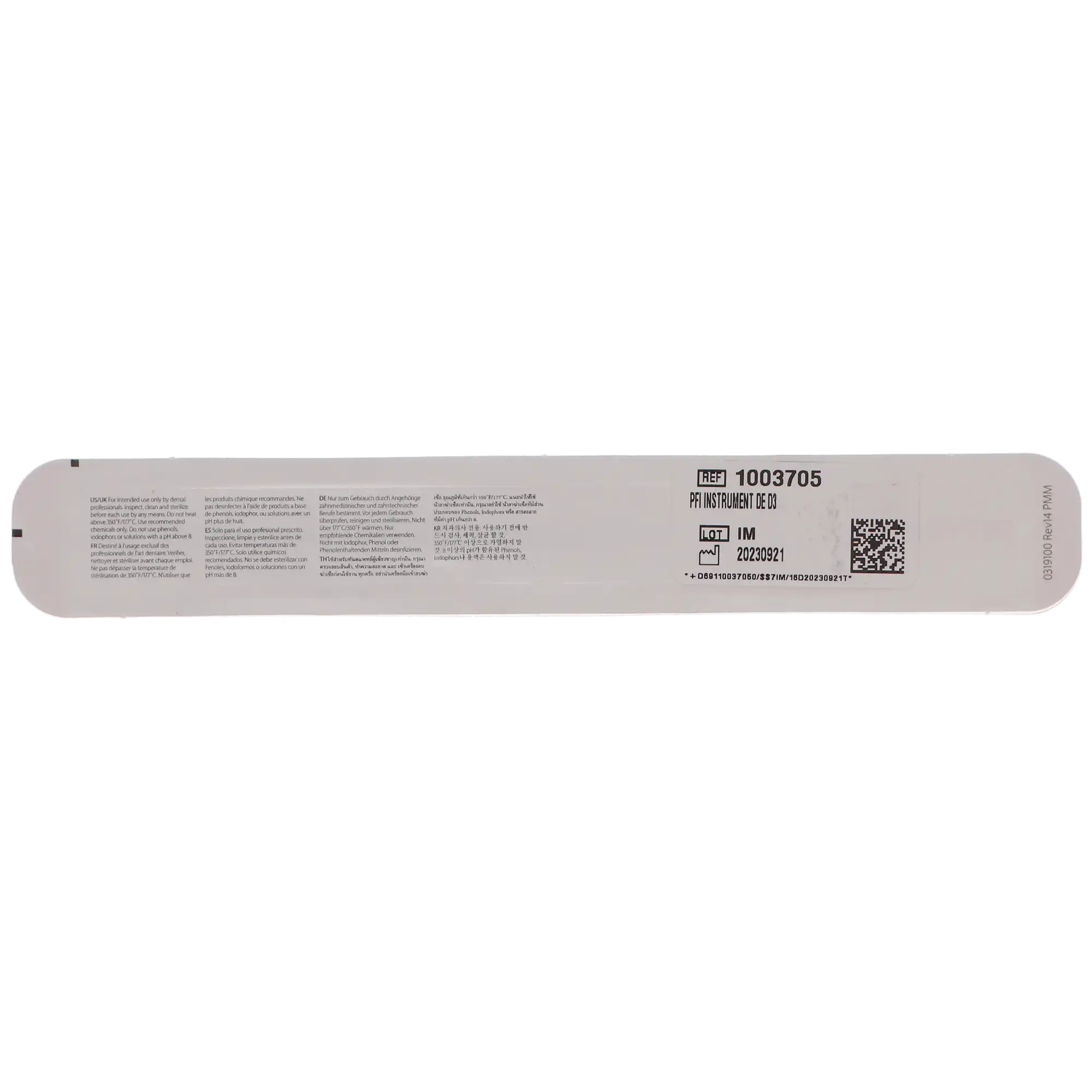 Premier Plastic Filling Instrument, Double-End, Size D3, Octagonal Handle, #1003705 thumbnail 5