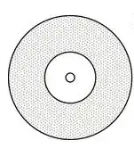Two Striper Thin-Flex Diamond Discs, Double-Sided, 929-7, 0.28 mm, 50 Microns, 7/8" Diameter, 1/Pk, 2012657 thumbnail 2