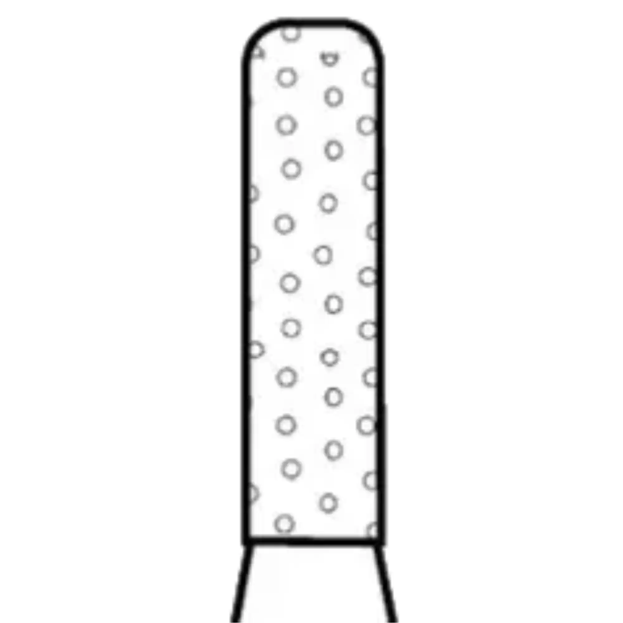 Two Striper Diamond Bur, FG, KS Cylinder Round Edge, 585.5, 1.3 mm, Coarse, Green, 5/Pk, 2015305 thumbnail 2