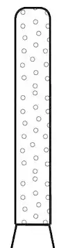 Two Striper Diamond Bur, FG, KS Cylinder Round Edge, 585.8F KS2, 1.4 mm, Fine, Red, 5/Pk, 2015306 thumbnail 2