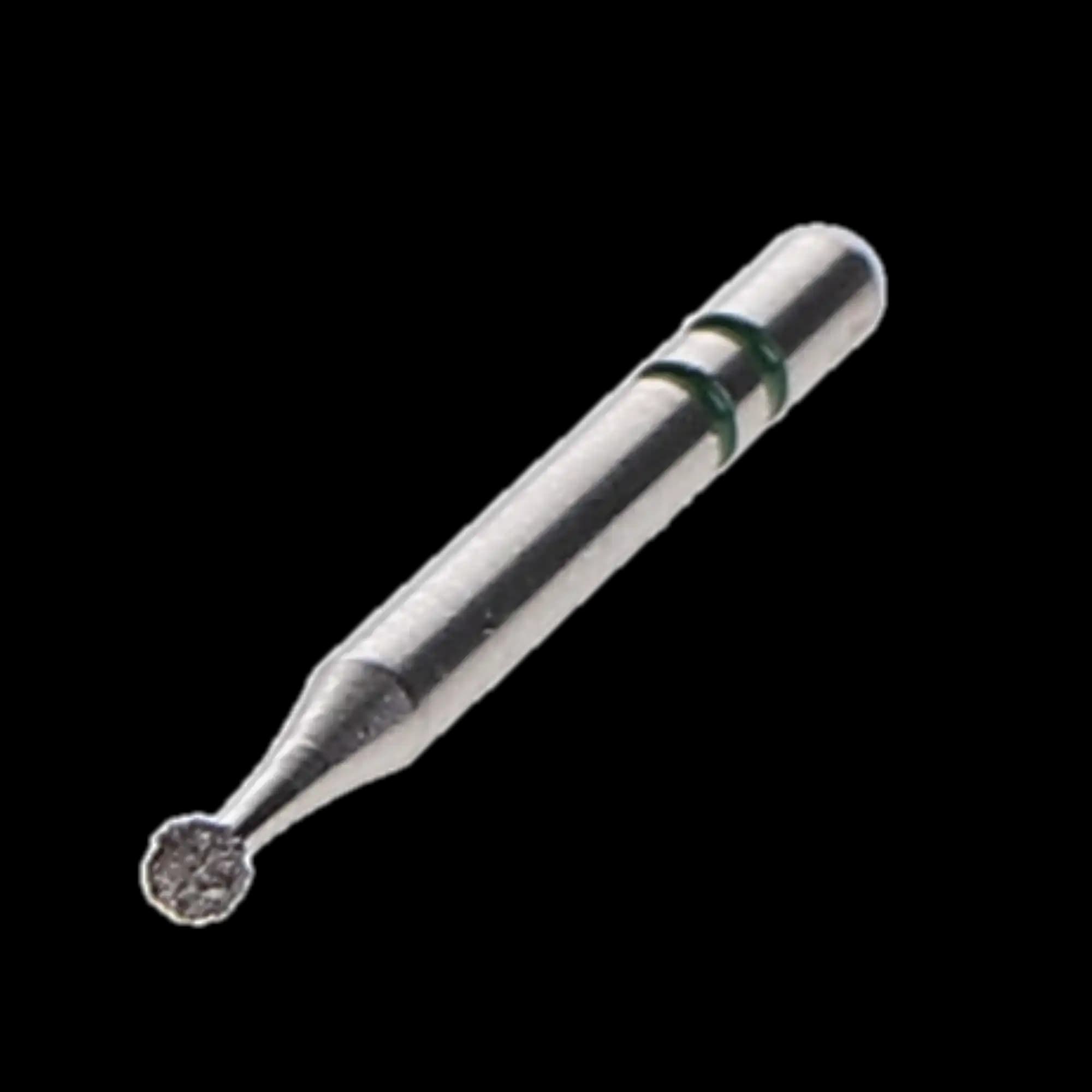 Two Striper Diamond Burs, FG, Round, #115, 1.2 mm, Coarse, Green, 5/Pk, 2015003 thumbnail 3