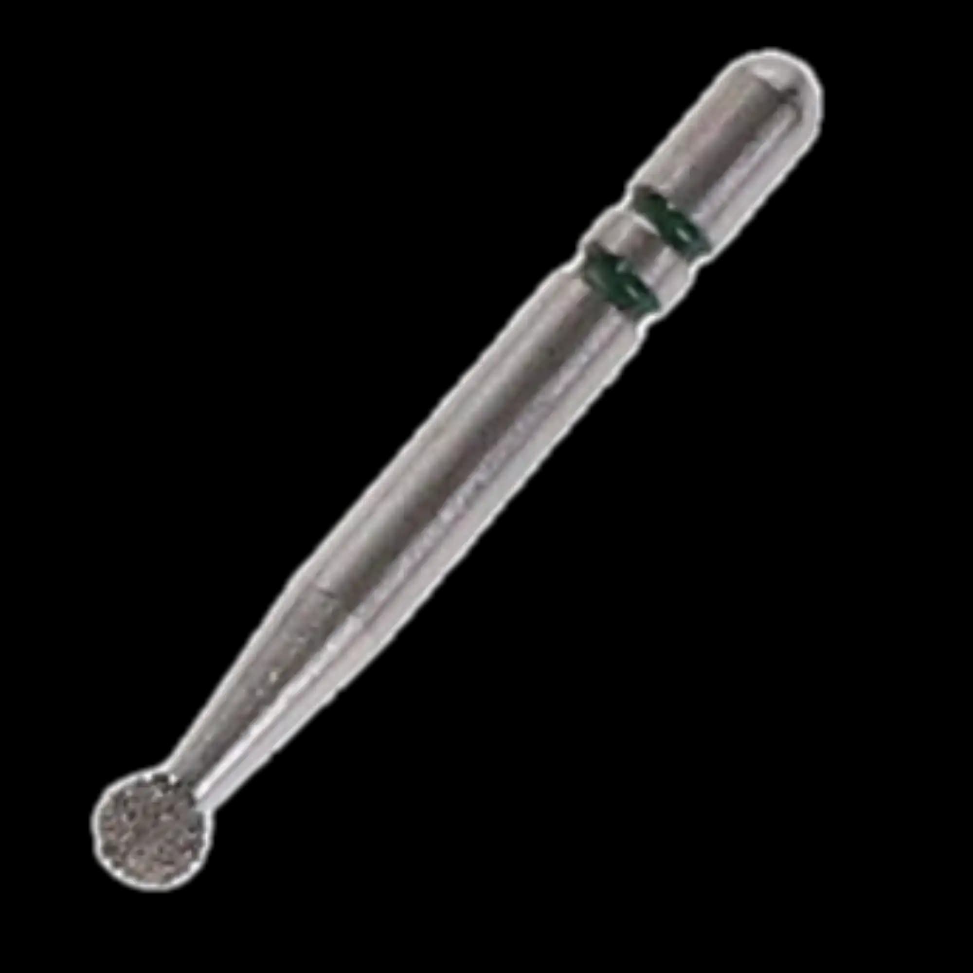 Two Striper Diamond Burs, FG, Round, #120, 1.6 mm, Coarse, Green, 5/Pk, 2015005 thumbnail 4