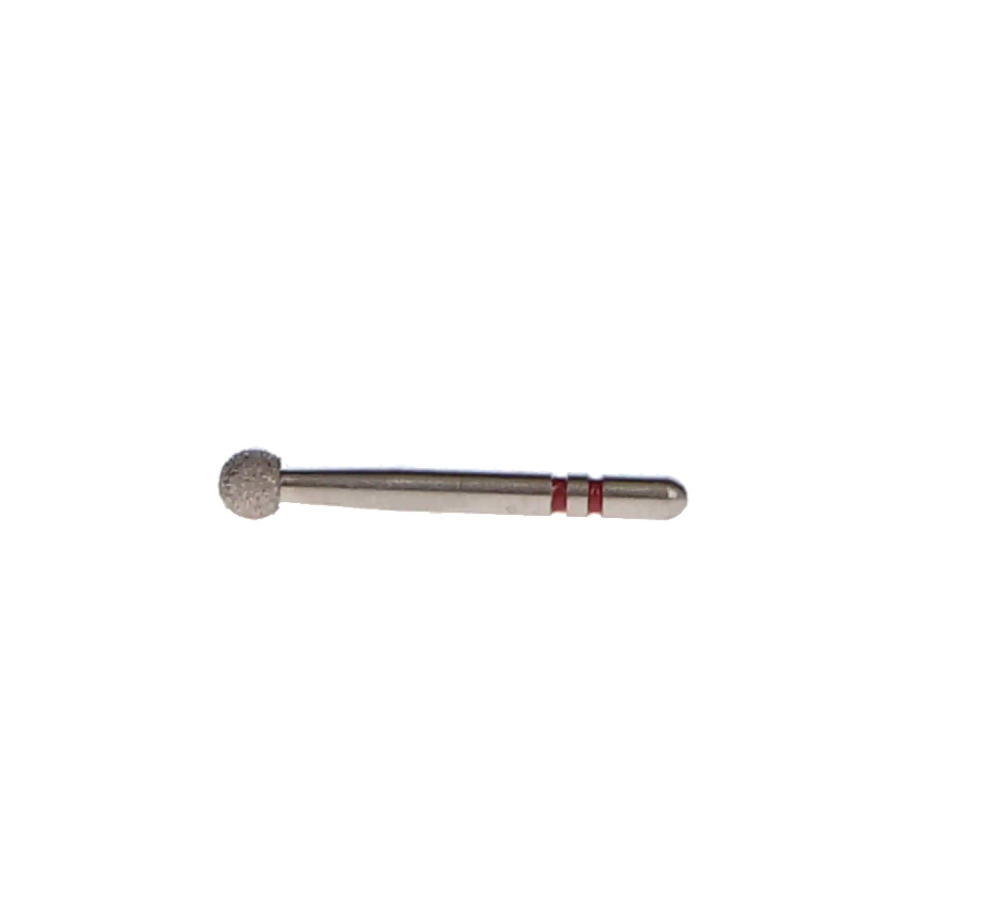 Two Striper Diamond Bur, FG, Round, #135, Fine, Red, 2.6 mm, 5/Pk, 2015017 thumbnail 6