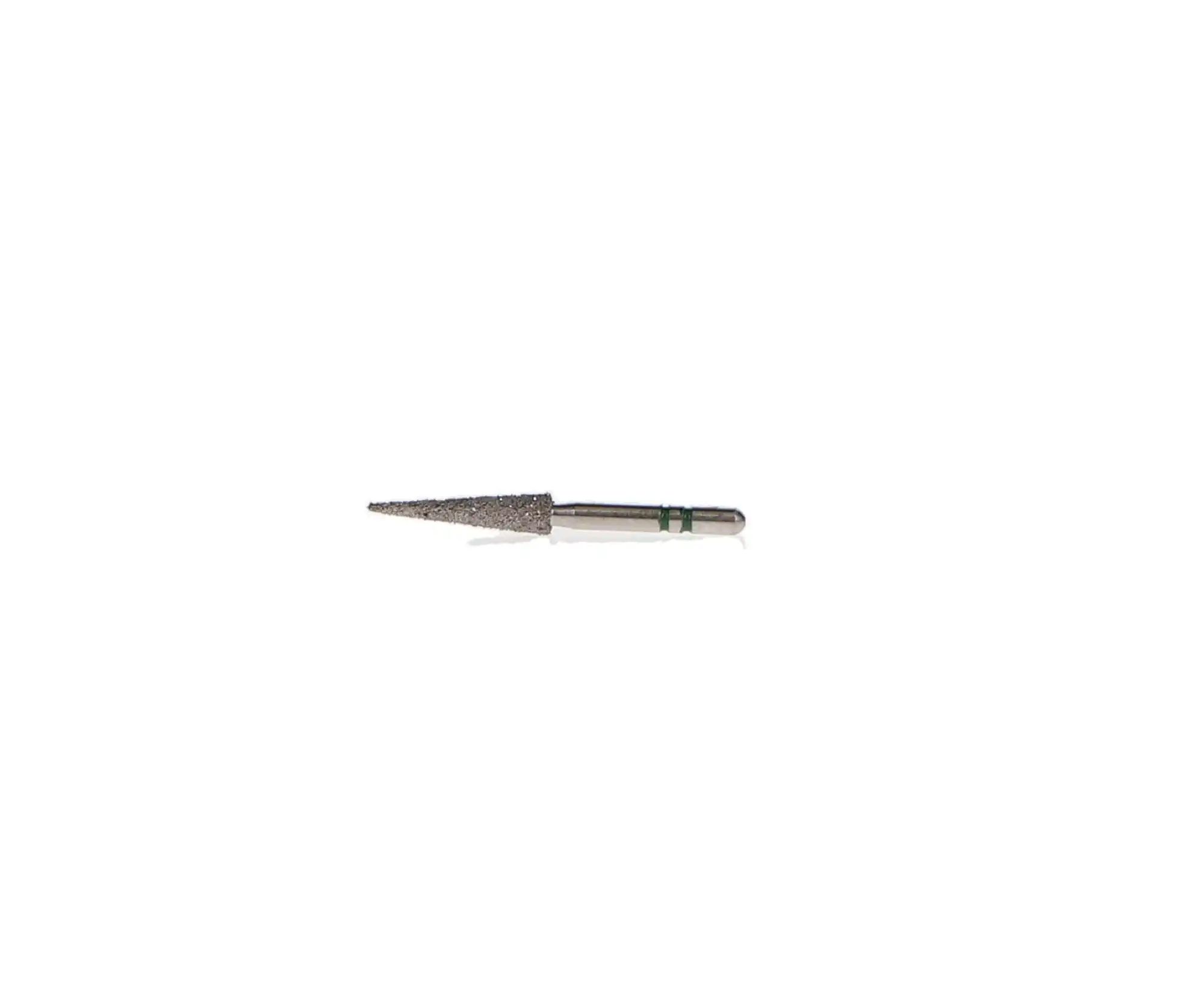 Two Striper Diamond Bur, FG, Cone, #209.10C, Coarse, Green, 2.3 mm Major Diameter, 5/Pk, 2015037 thumbnail 4