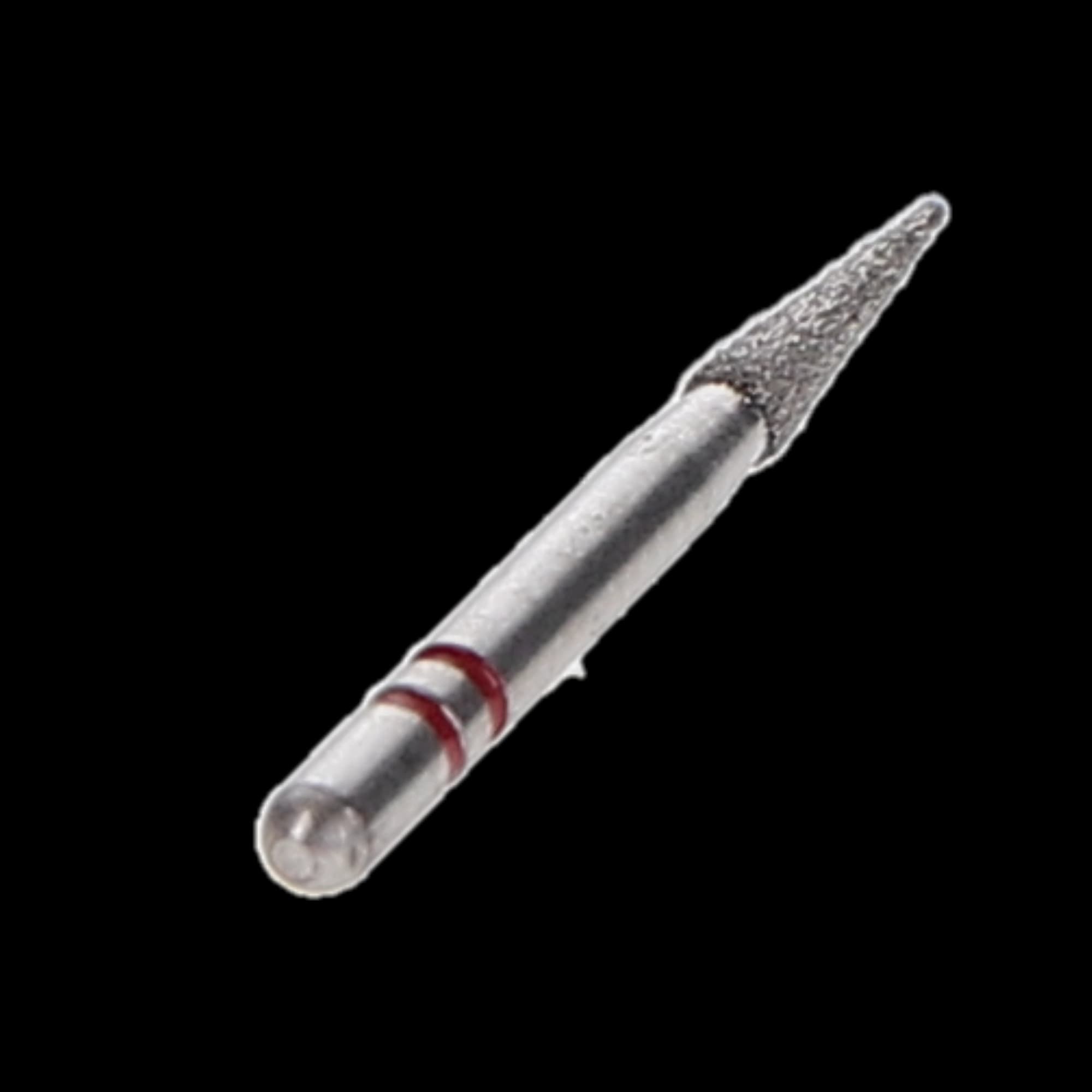 Two Striper Diamond Bur, FG, Cone, 209.6F, Fine, Red, 1.6 mm Major Diameter, 5/Pk, 2015045 thumbnail 3