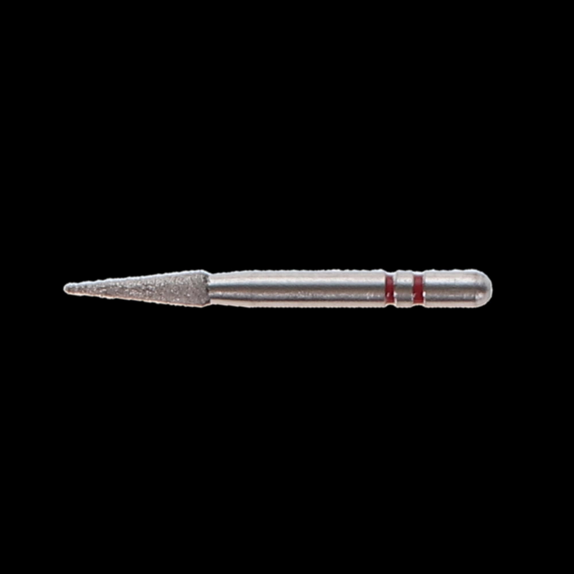 Two Striper Diamond Bur, FG, Cone, 209.6F, Fine, Red, 1.6 mm Major Diameter, 5/Pk, 2015045 thumbnail 6