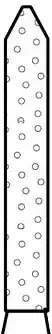 Two Striper Diamond Bur, FG, Bevel-End Cylinder, #250.8, Fine, Red, 1.2 mm Major/0.4 mm Minor Diameter, 8 mm Length, 5/Pk, 2015087 thumbnail 2