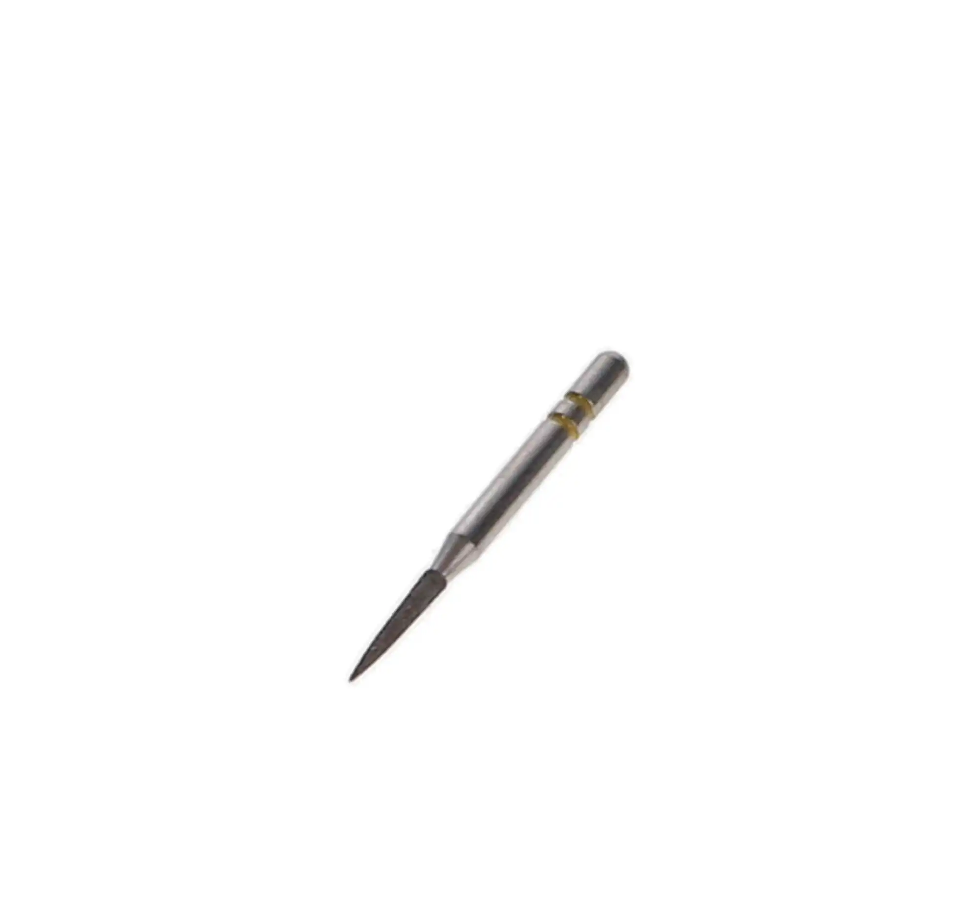 Two Striper Diamond Burs, FG, Flame, 260.6.5VF, 1.3 mm, Very Fine, Yellow, 5/Pk, 2015182 thumbnail 3