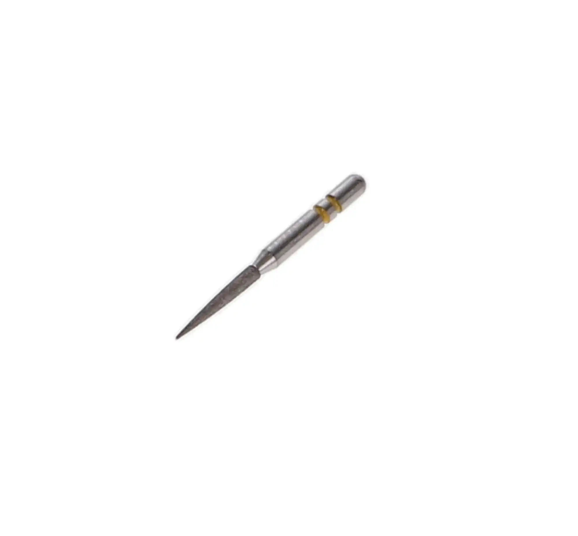 Two Striper Diamond Burs, FG, Flame, 260.8, 1.4 mm, Very Fine, Yellow, 5/Pk, 2015183 thumbnail 3