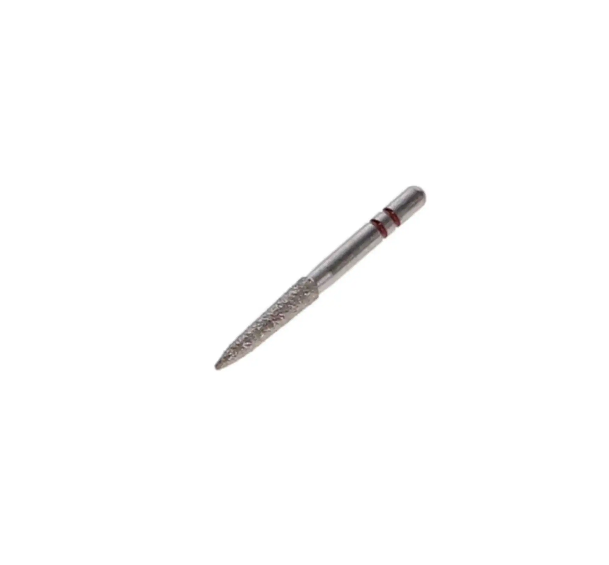 Two Striper Diamond Burs, FG, Flame, 270.9F, 1.9 mm Major/0.5 mm Minor Diameter, 9 mm Length, Fine, Red, 5/Pk, 2015169 thumbnail 3