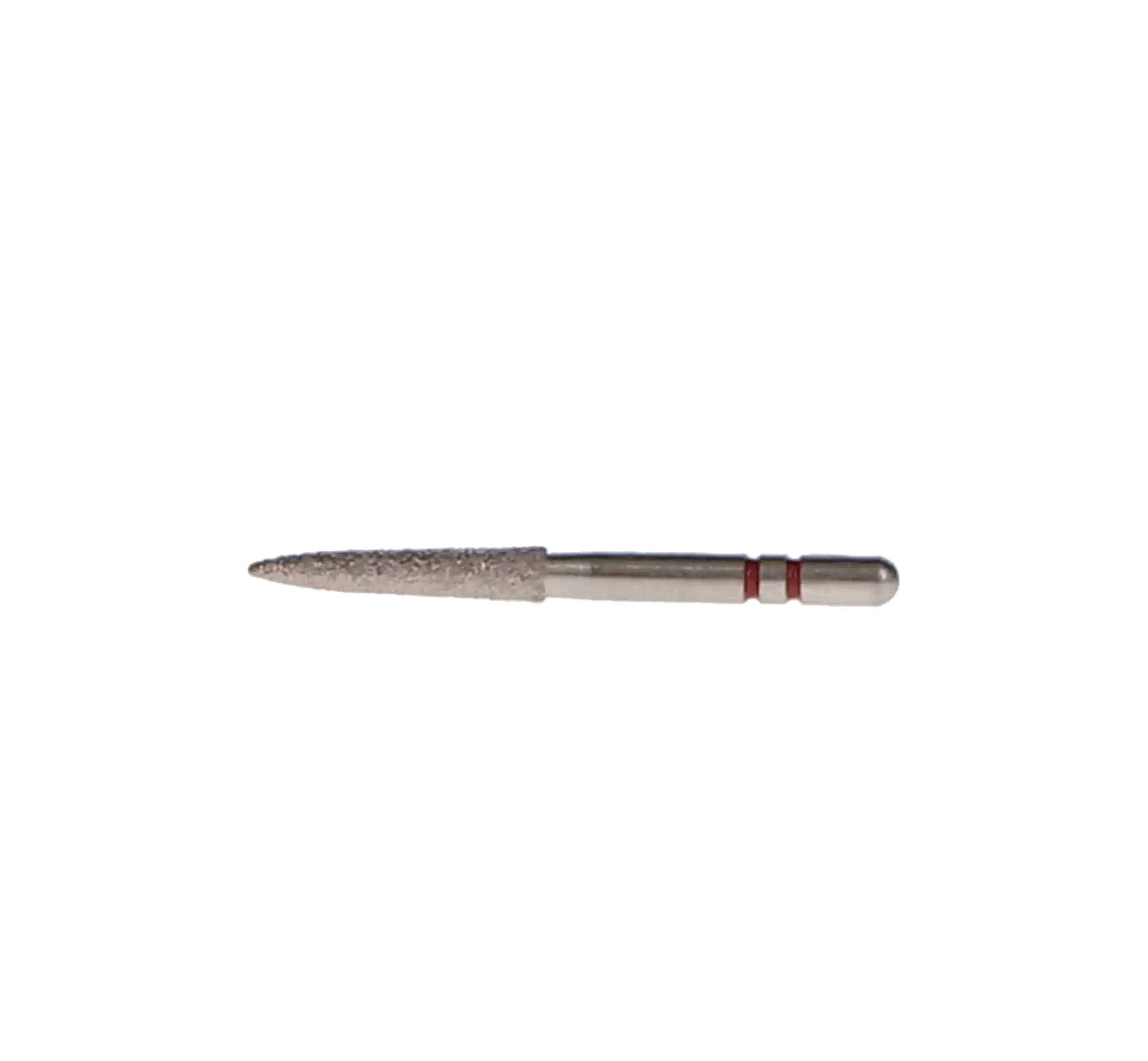 Two Striper Diamond Burs, FG, Flame, 270.9F, 1.9 mm Major/0.5 mm Minor Diameter, 9 mm Length, Fine, Red, 5/Pk, 2015169 thumbnail 6