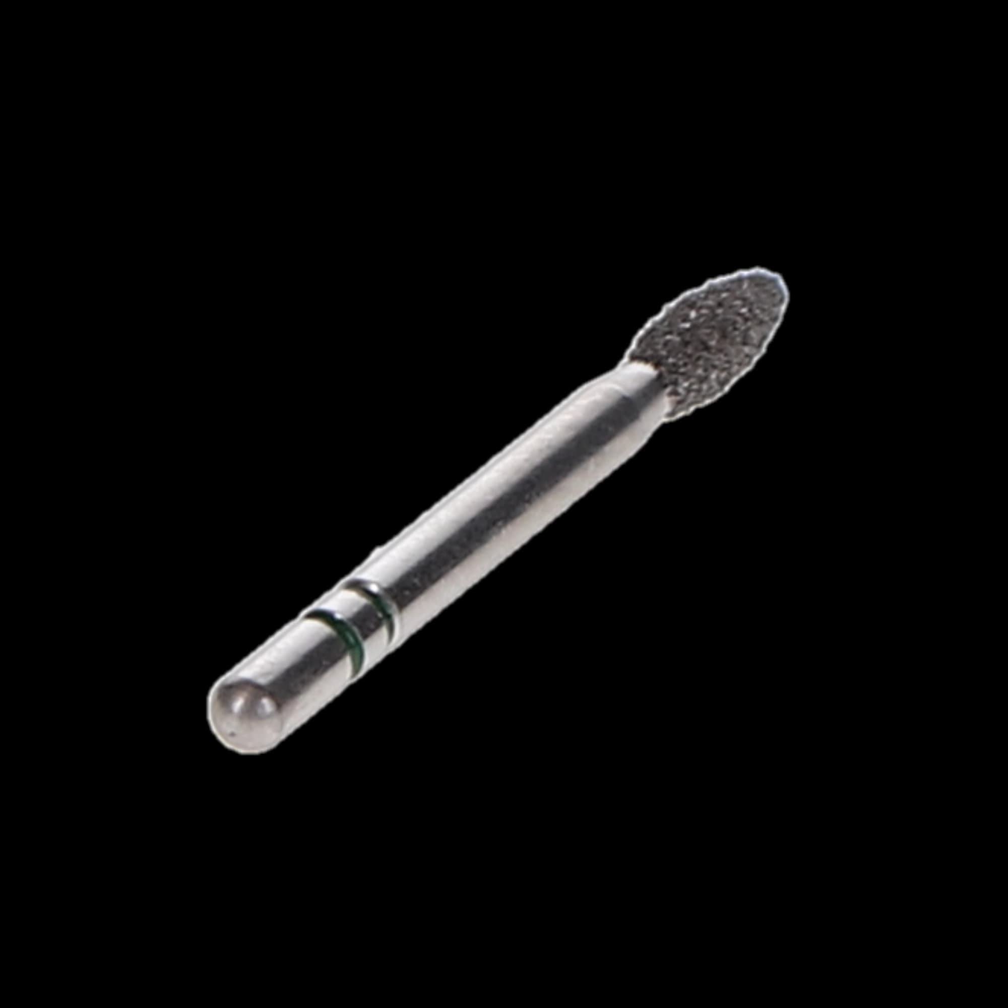 Two Striper Diamond Bur, FG, Football, 290.4C, Coarse, Green, 1.9 mm Major Diameter, 5/Pk, 2015144 thumbnail 4