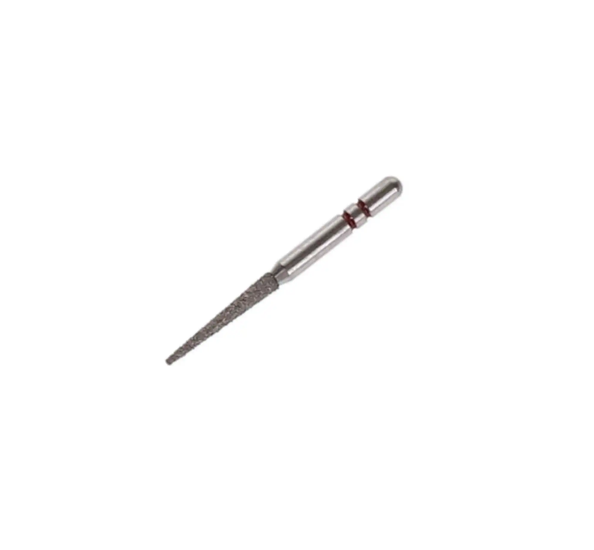 Two Striper Diamond Burs, FG, Flat-End Taper, 700.9F, 1.4 mm Major/0.6 mm Minor Diameter, 9 mm Length, Fine, Red, 5/Pk, 2015365 thumbnail 2