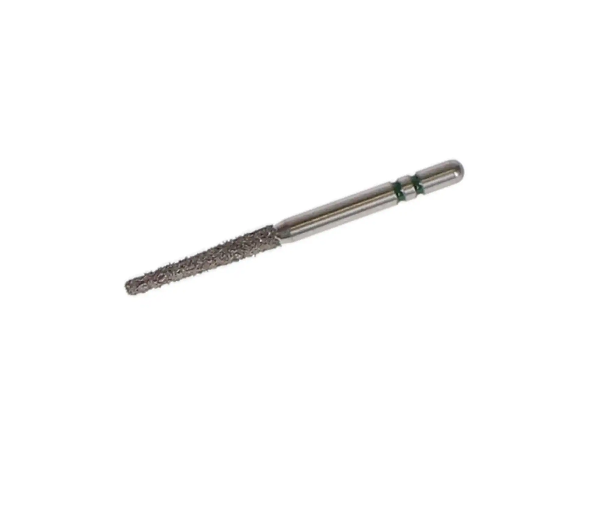 Two Striper Diamond Bur, FG, Flat-End Taper, #722.10C, 1.6 mm Major/1.0 mm Minor Diameter, 10 mm Length, Coarse, Green, 5/Pk, 2015359 thumbnail 2