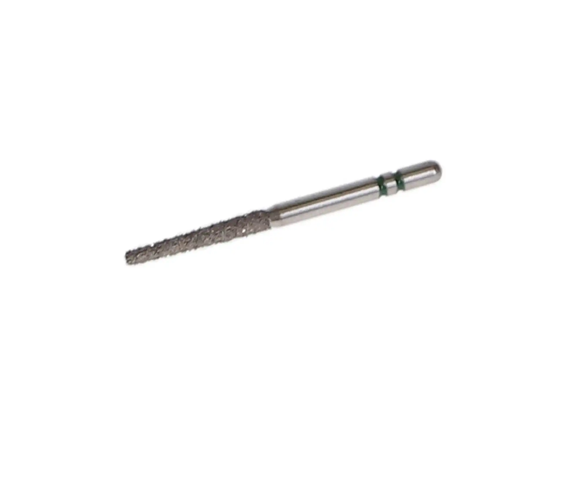 Two Striper Diamond Bur, FG, Flat-End Taper, #722.10C, 1.6 mm Major/1.0 mm Minor Diameter, 10 mm Length, Coarse, Green, 5/Pk, 2015359 thumbnail 3