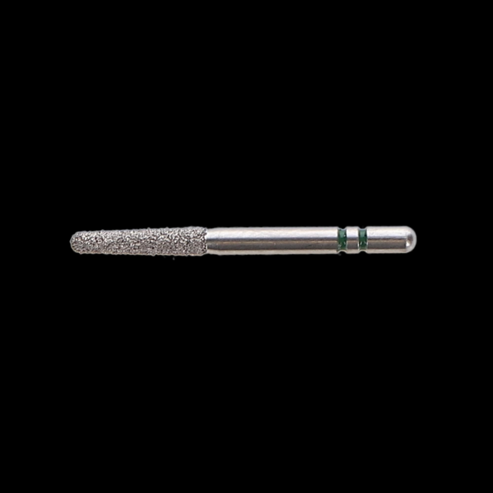 Two Striper Diamond Bur, FG, Round-End Taper, 783.8C, 1.7 mm Major/1.3 mm Minor Diameter, 8 mm Length, Coarse, Green, 5/Pk, 2015427 thumbnail 6
