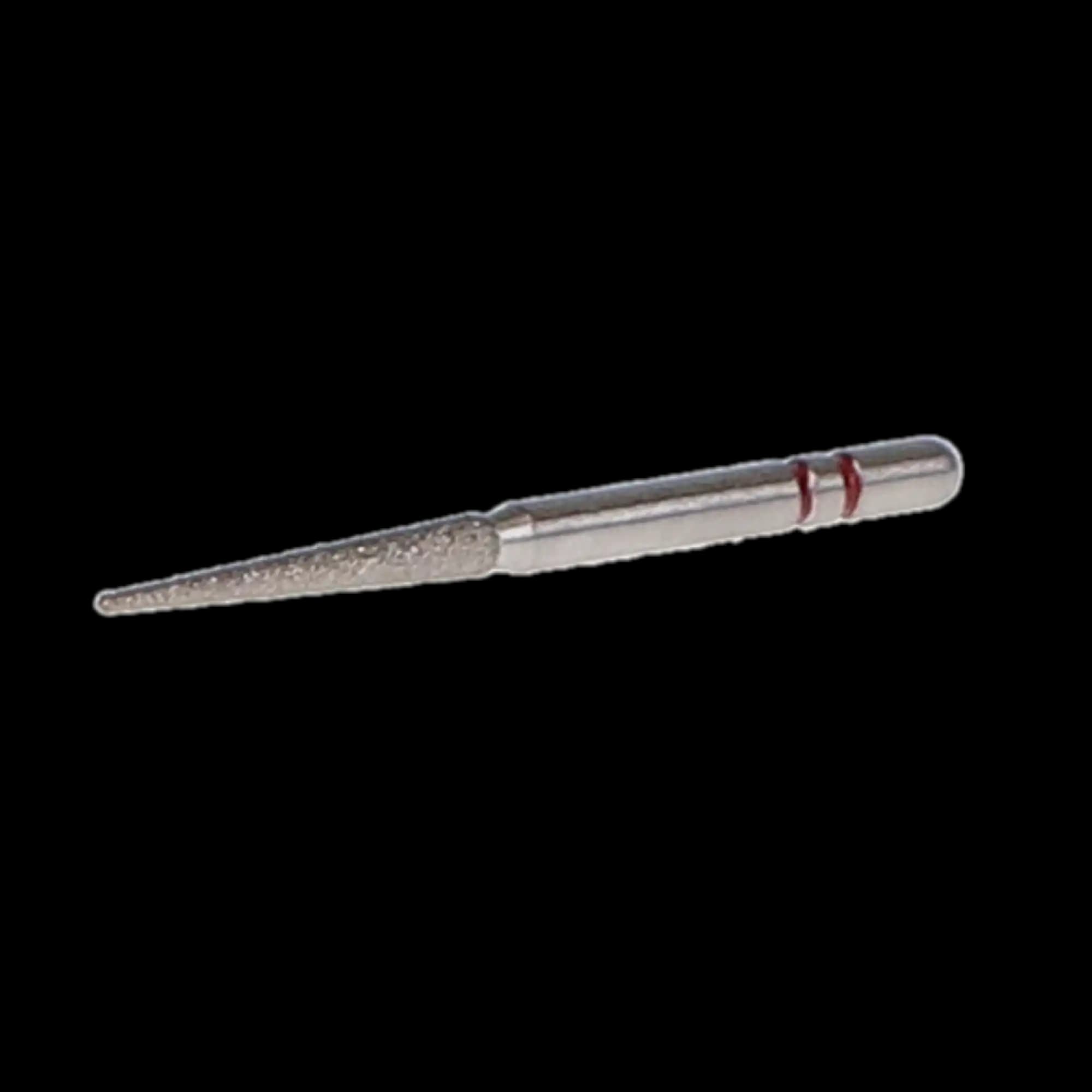 Two Striper Diamond Bur, FG, Flat-End Taper, 798.10F, Fine, Red, 1.5 mm Major/0.5 mm Minor Diameter, 5/Pk, 2015443 thumbnail 2