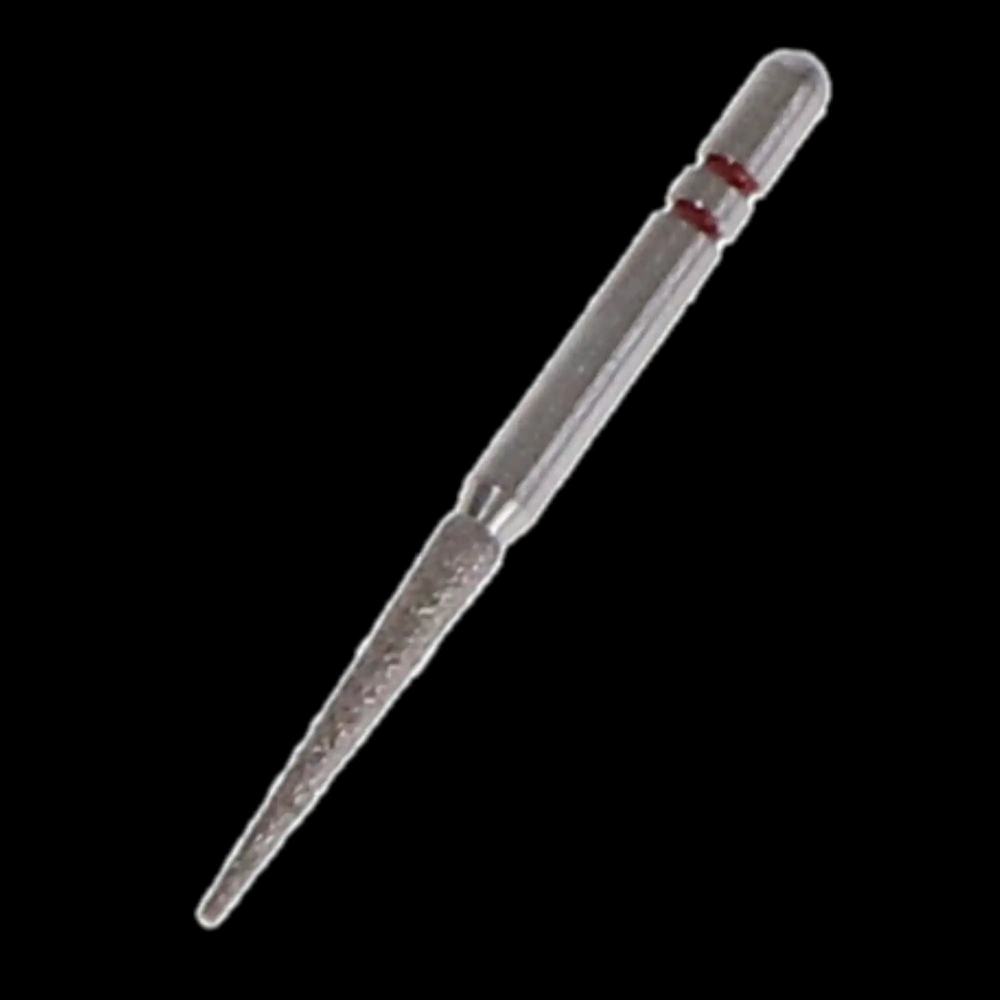 Two Striper Diamond Bur, FG, Flat-End Taper, 798.10F, Fine, Red, 1.5 mm Major/0.5 mm Minor Diameter, 5/Pk, 2015443 thumbnail 4