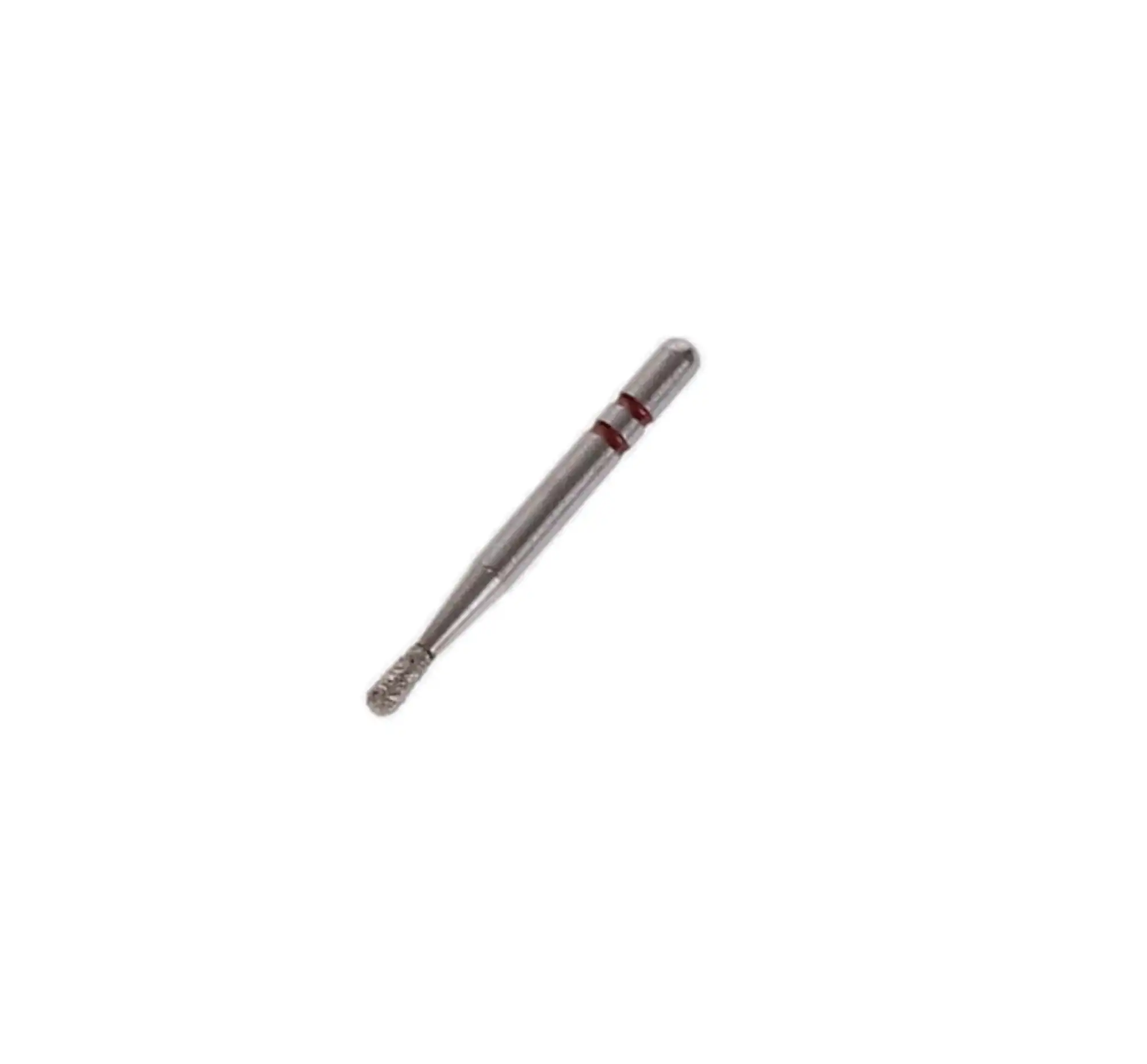 Two Striper Diamond Bur, FG, Pear, 362.3F, Fine, Red, 1.3 mm Major/1.1 mm Minor Diameter, 3.0 mm Length, 5/Pk, 2015793 thumbnail 2