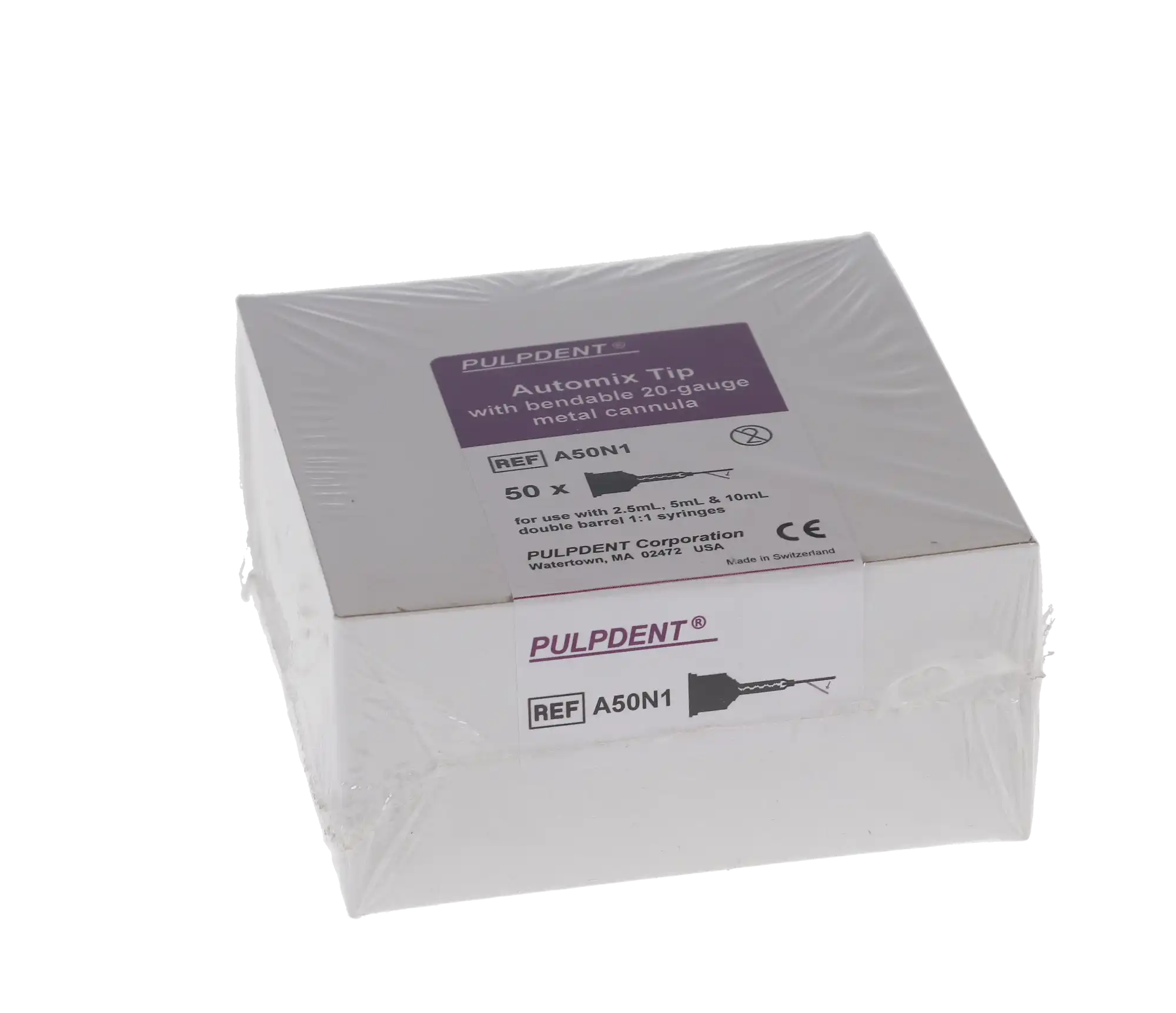 Pulpdent Activa Automix Needle Tips, Bendable 20 Ga Metal Cannula, Brown/Clear, 50/Pk, A50N1 thumbnail 10