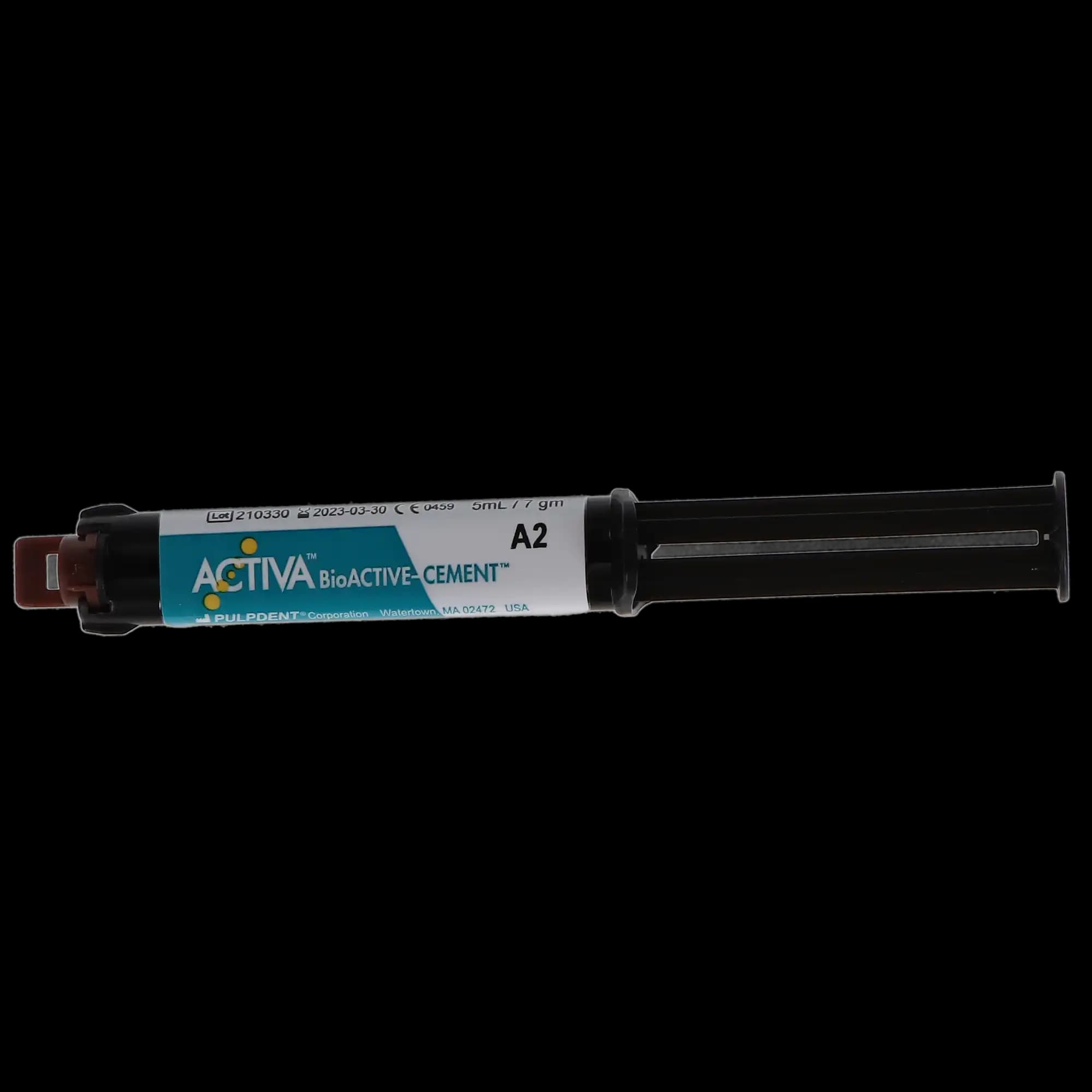 ACTIVA BioActive Cement, Value Pack, A2 Opaque Shade, 2 x 5 mL/7 g Syringes + 40 Automix Tips, VC2A2 thumbnail 13