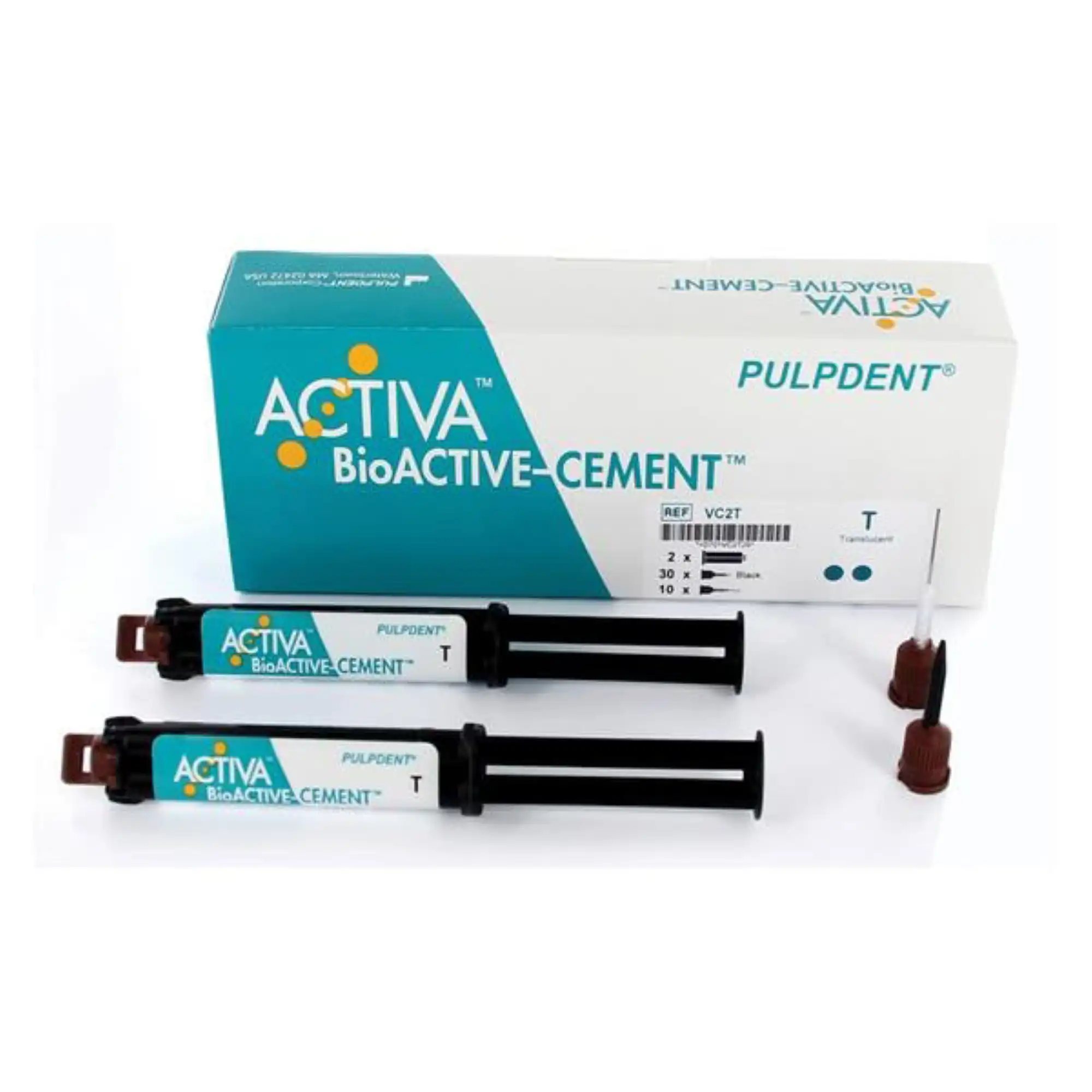 ACTIVA BioACTIVE-Cement, Value Pack, Translucent, 2 x 5 mL/7 g Automix Syringes + 40 Tips, VC2T thumbnail 10