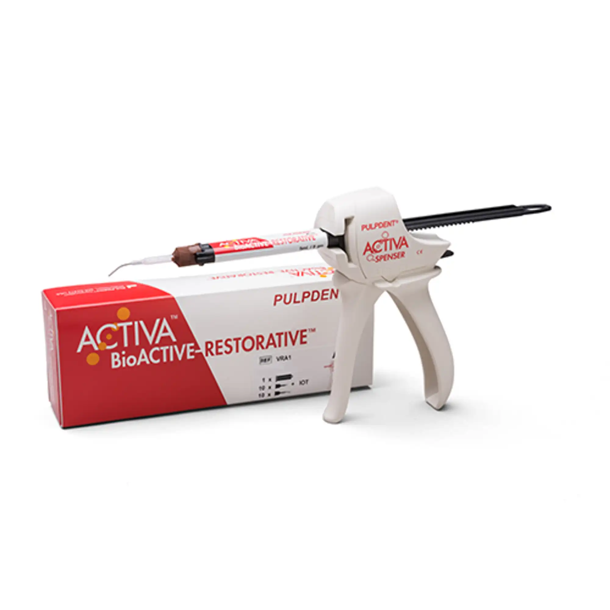 Activa BioACTIVE-Restorative Starter Kit, A1, 5 mL (8 g) Syringe, with ACTIVA-SPENSER Dispenser and 20 Mix Tips, VR-A1 thumbnail 13