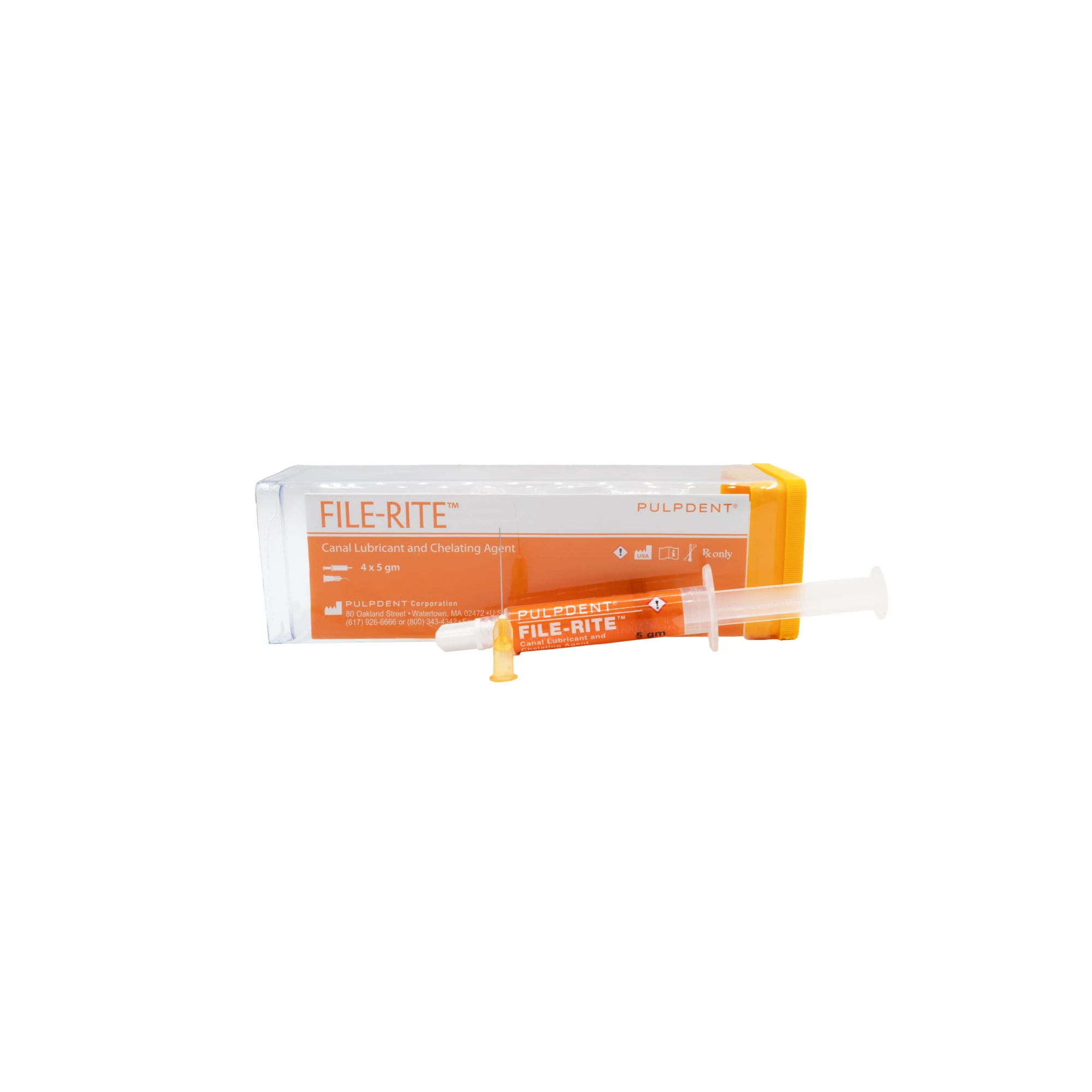 Pulpdent File-Rite 17% EDTA Semi-Gel Canal Lubricant Kit, 4 x 5 g Syringes + 50 Applicator Tips, FILE thumbnail 12