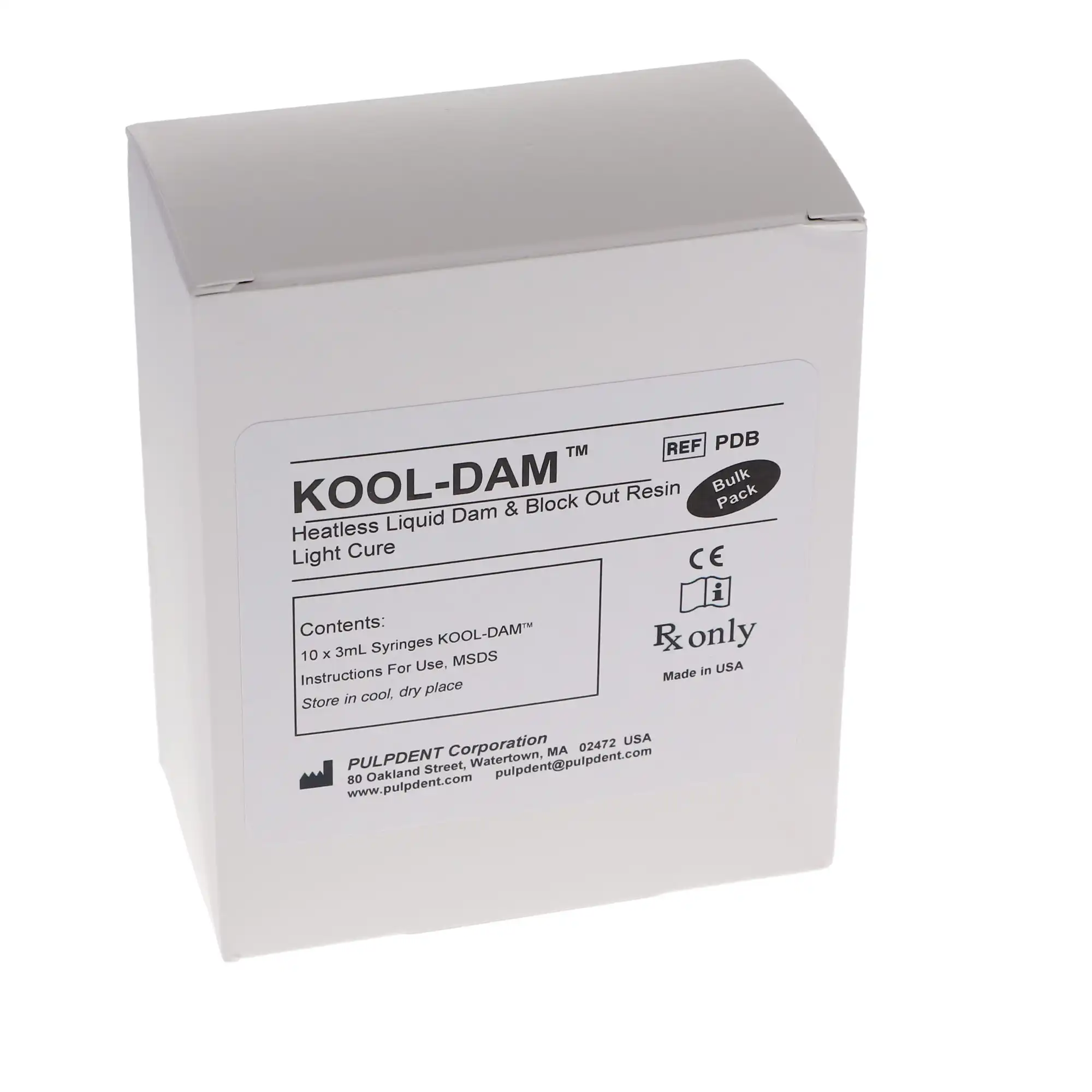 Kool-Dam Light-Cure Heatless Liquid Dam & Block-Out Resin, 3 ml Syringes, Bulk Pack 10/Pk, PDB thumbnail 5