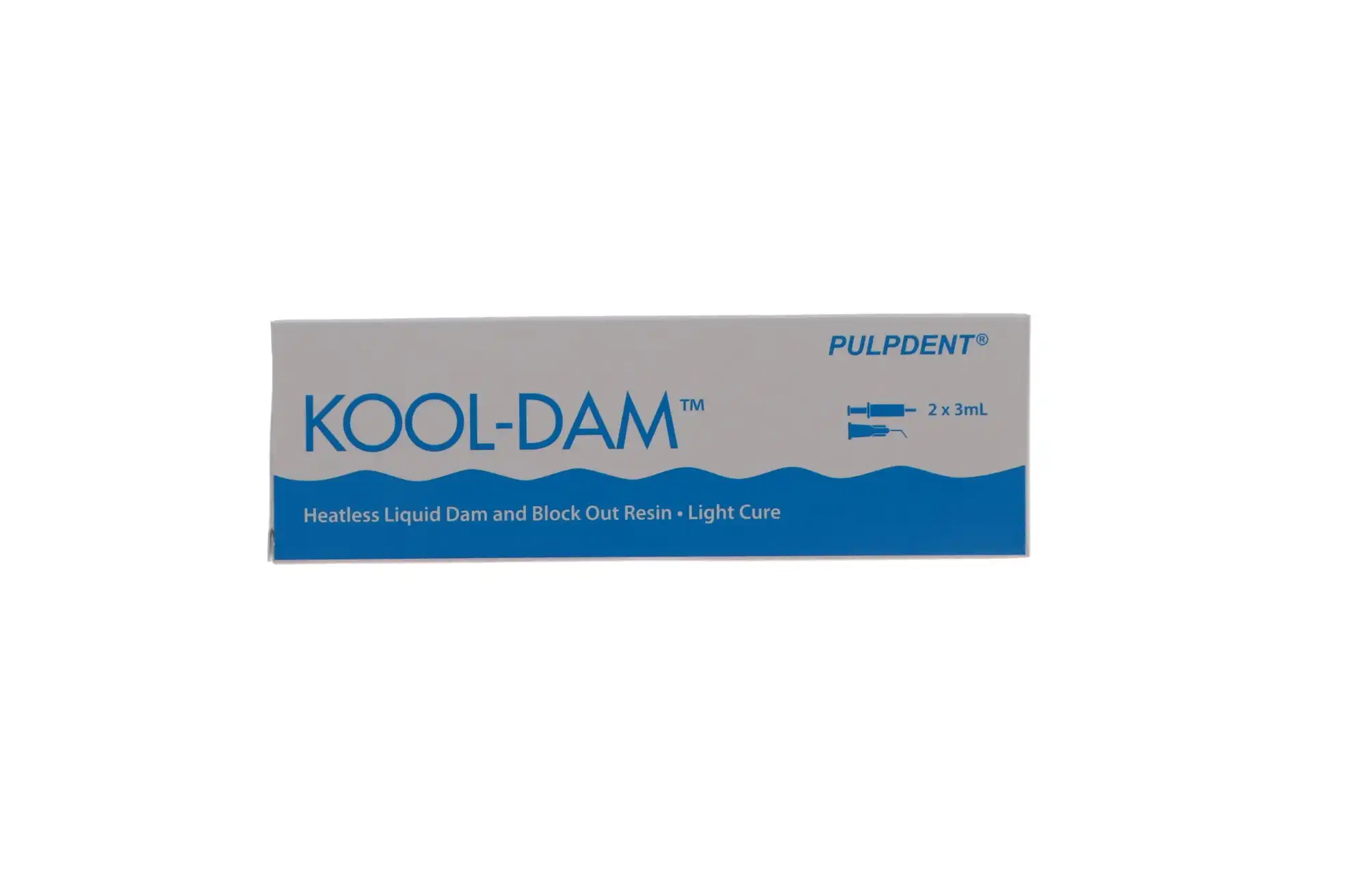 Pulpdent Kool-Dam Light-Cure Heatless Liquid Dam & Block-Out Resin Intro Kit, 2 x 3 mL Syringes with 20 Applicator Tips, PD thumbnail 4