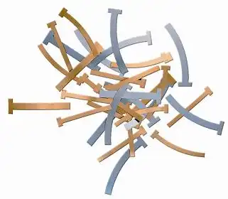T-Bands Brass Curved Narrow Matrix Bands, 0.002" / 0.05 mm Thick, 5/32", 100/Pk, BTBC/N - T-Bands, Curved, Narrow, Brass, 100/Pk, BTBC/N - Image 1