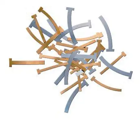 T-Bands, Straight, Wide, Brass, 0.002 in / 0.05 mm, 100/Pk, BTBS/W thumbnail 2