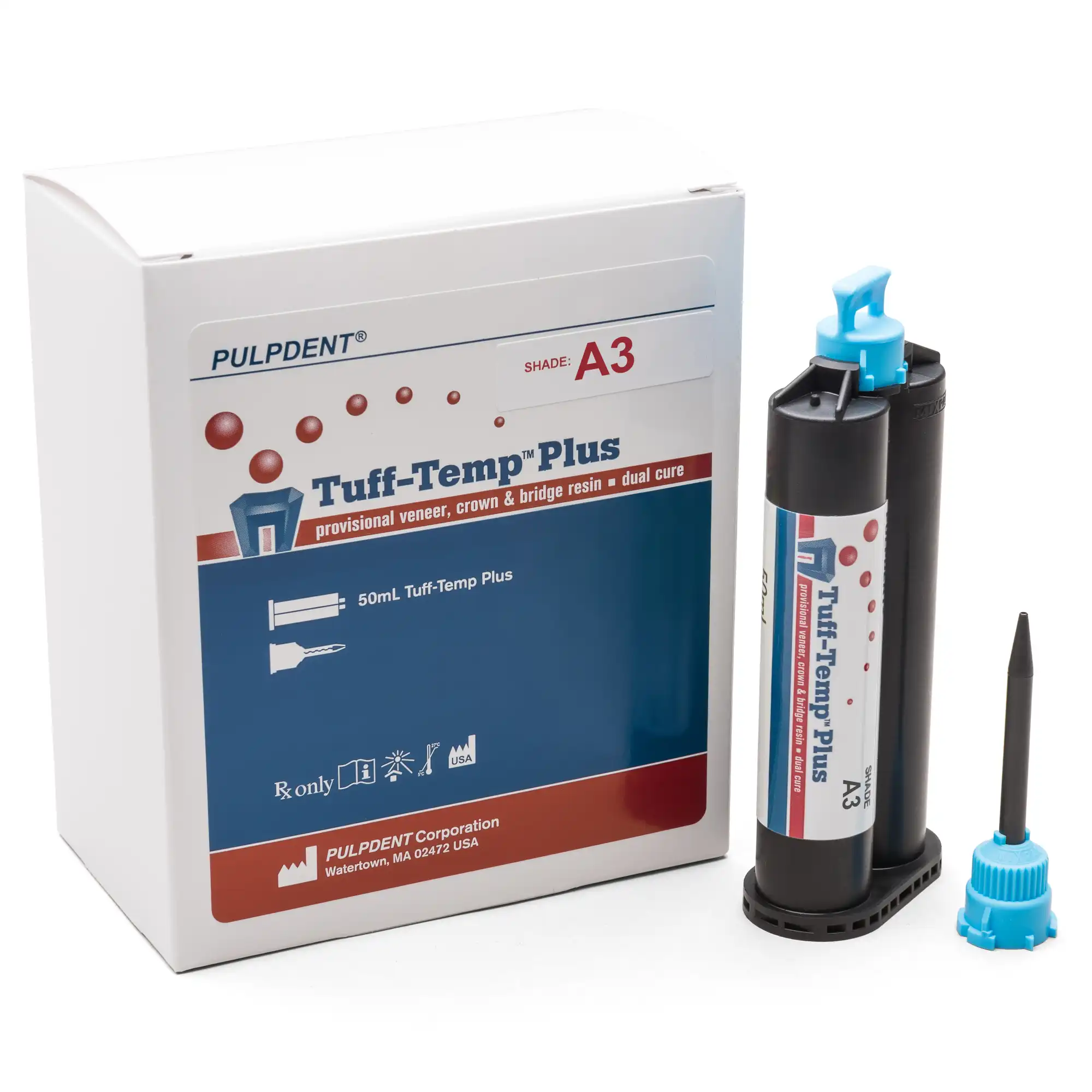 Tuff-Temp Plus Provisional C&B Resin, A3, 50 ml Automix Cartridge Kit, TTPA3 thumbnail 13