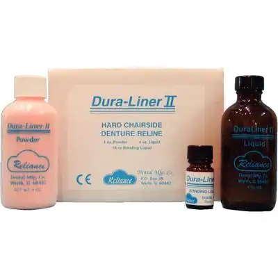 DuraLiner II Hard Chairside Denture Reline Kit, Powder & Liquid, 4 oz Each, 1601 thumbnail 5