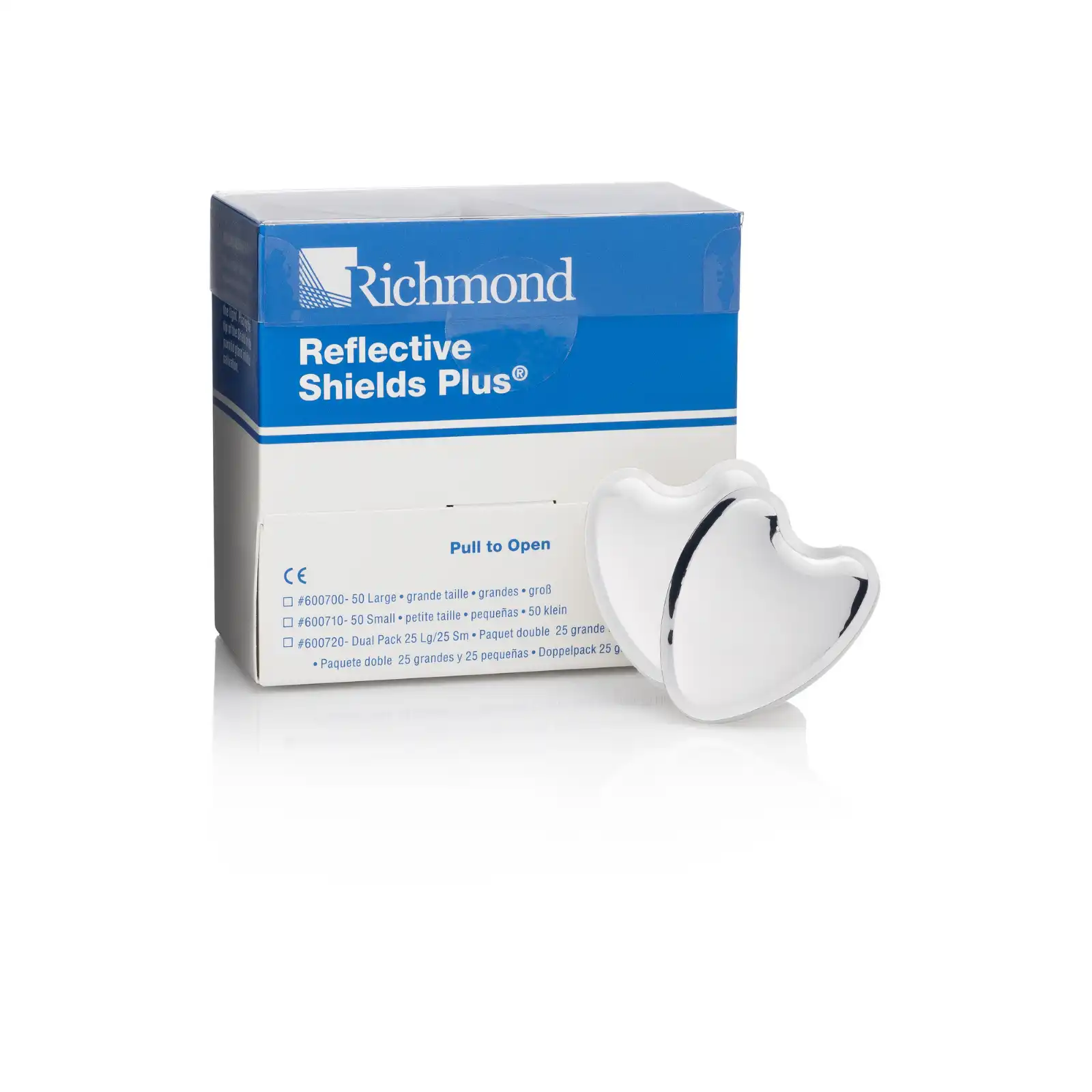 Richmond Reflective Shields Plus Dual Pack Moisture Abatement Pads, 25 Large & 25 Small, 50/Box, 600720 thumbnail 6