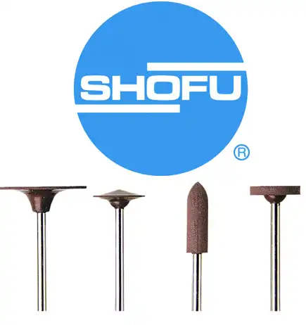Shofu Brownie Polishers, HP Shank, PC2 Pointed Cylinder, #0272, Brown, 12/Pk thumbnail 4