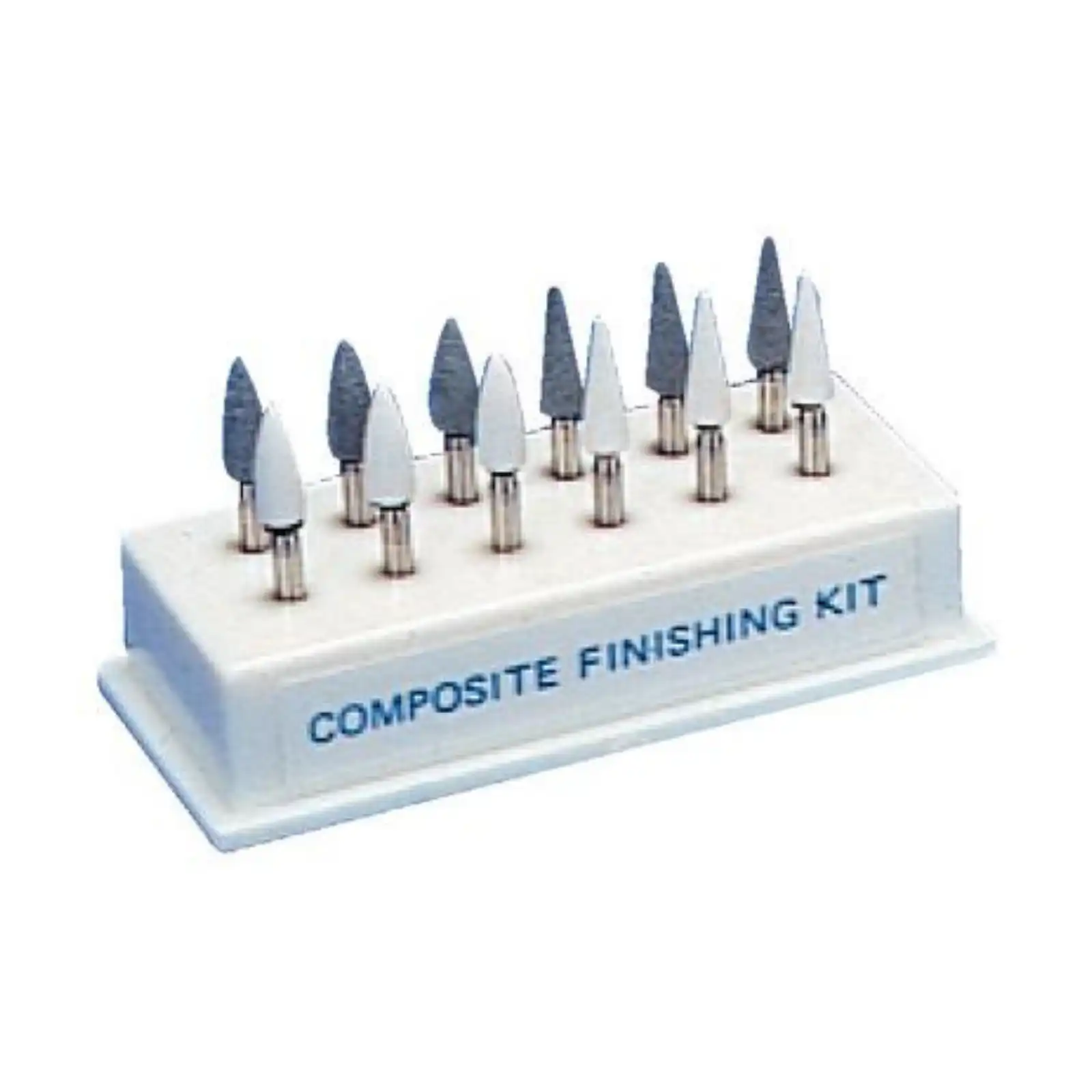 Shofu CompoSite Composite Finishing Kit, FG Shank, Classic Plastic Block, 12 Stones/Pk, 0302 thumbnail 7