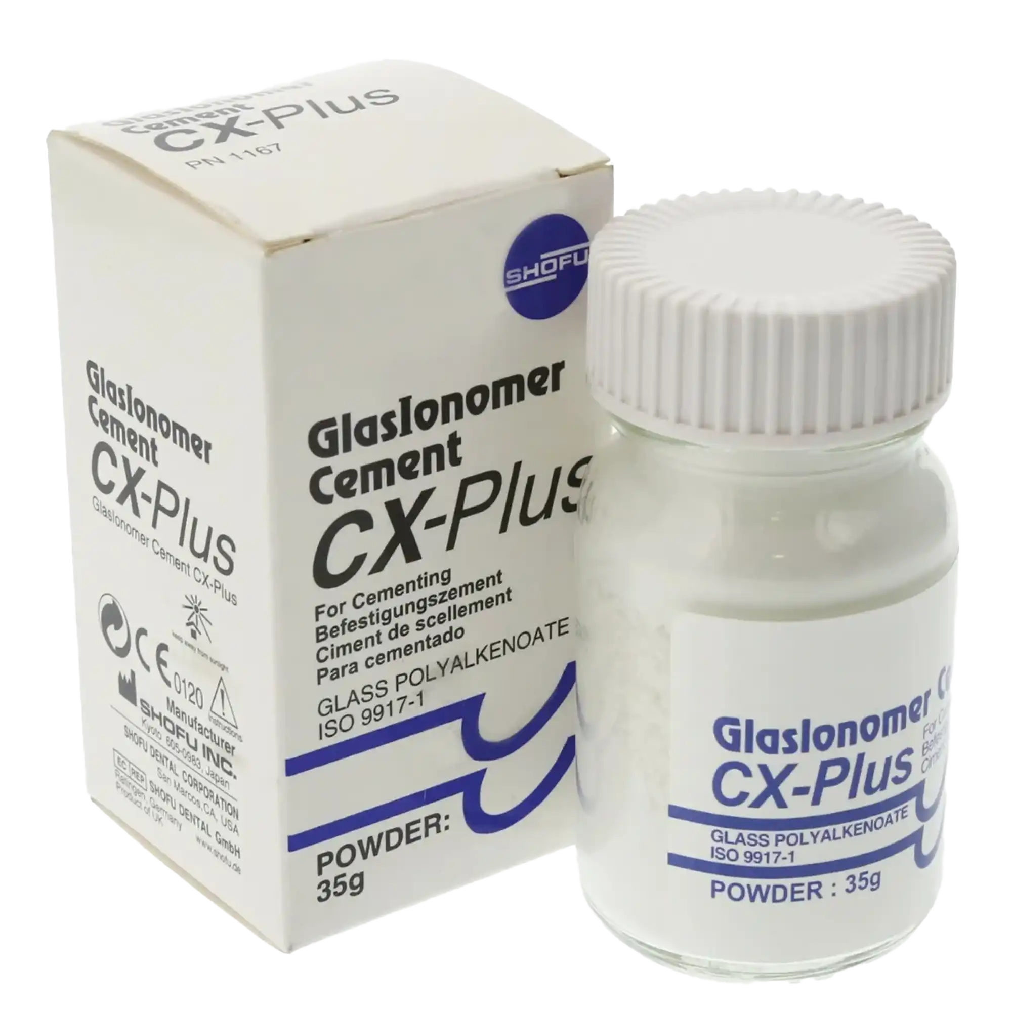 CX-Plus GlasIonomer Luting Cement, Powder Refill, 35 g Bottle, 1/Pk, 1167 thumbnail 8