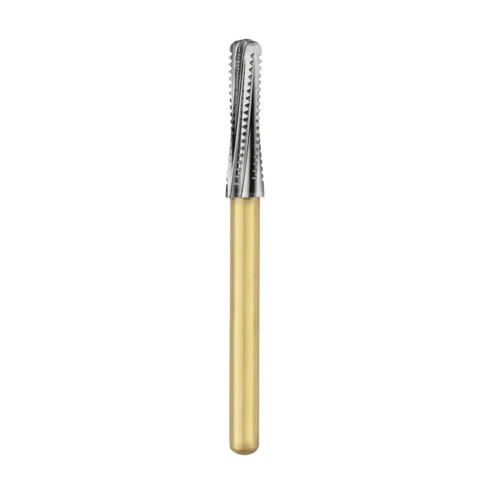 Great White Ultra Carbide Bur, FG, Round End Taper, #856-020, 2 mm Head Diameter, 8 mm Head Length, 5/Pkg thumbnail 2