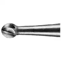 SS White Standard Operative Carbide Bur, FG Short Shank, Pear #1P, 0.8 mm, 100/Pk, 13009 - Carbide Pear FG Short Shank Pack of 100 - Image 1